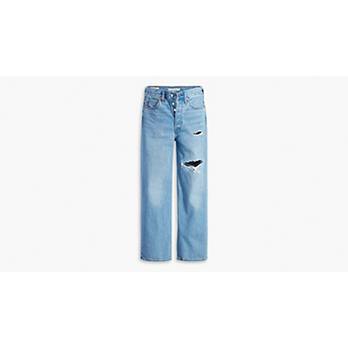Ribcage jeans met rechte pijpen 6