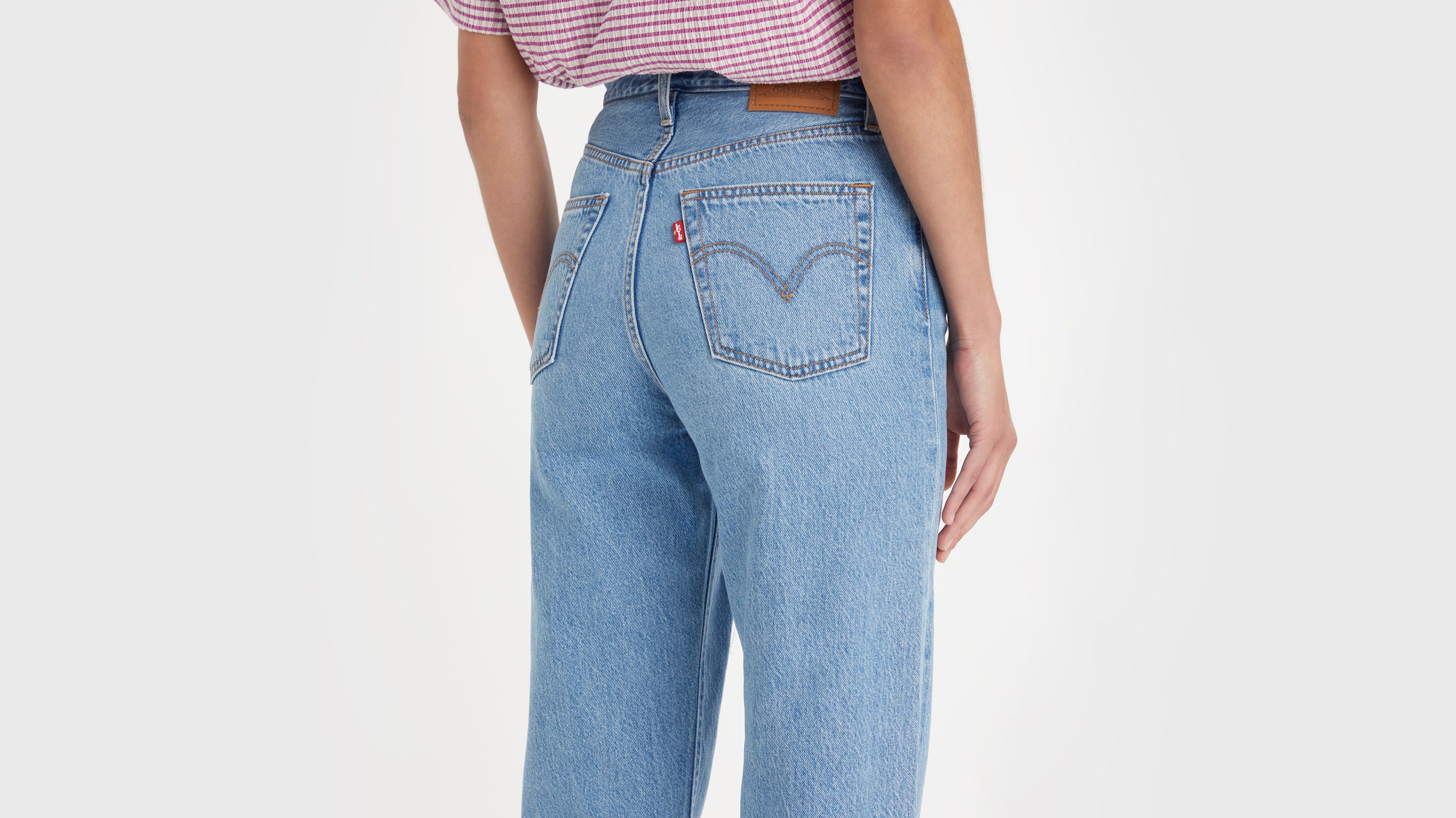 The Ribcage Straight Ankle Jeans by Levi's - In The Middle – THE SKINNY