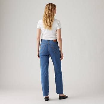 Lightweight Ribcage jeans med ankellængde og lige ben 3