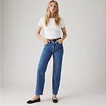 Lightweight Ribcage jeans med ankellængde og lige ben 1