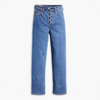Lightweight Ribcage jeans med ankellængde og lige ben 6