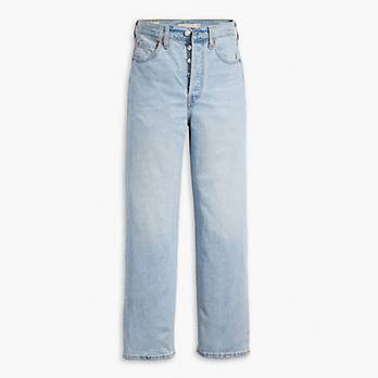 Ribcage raka ankellånga lightweight-jeans 6