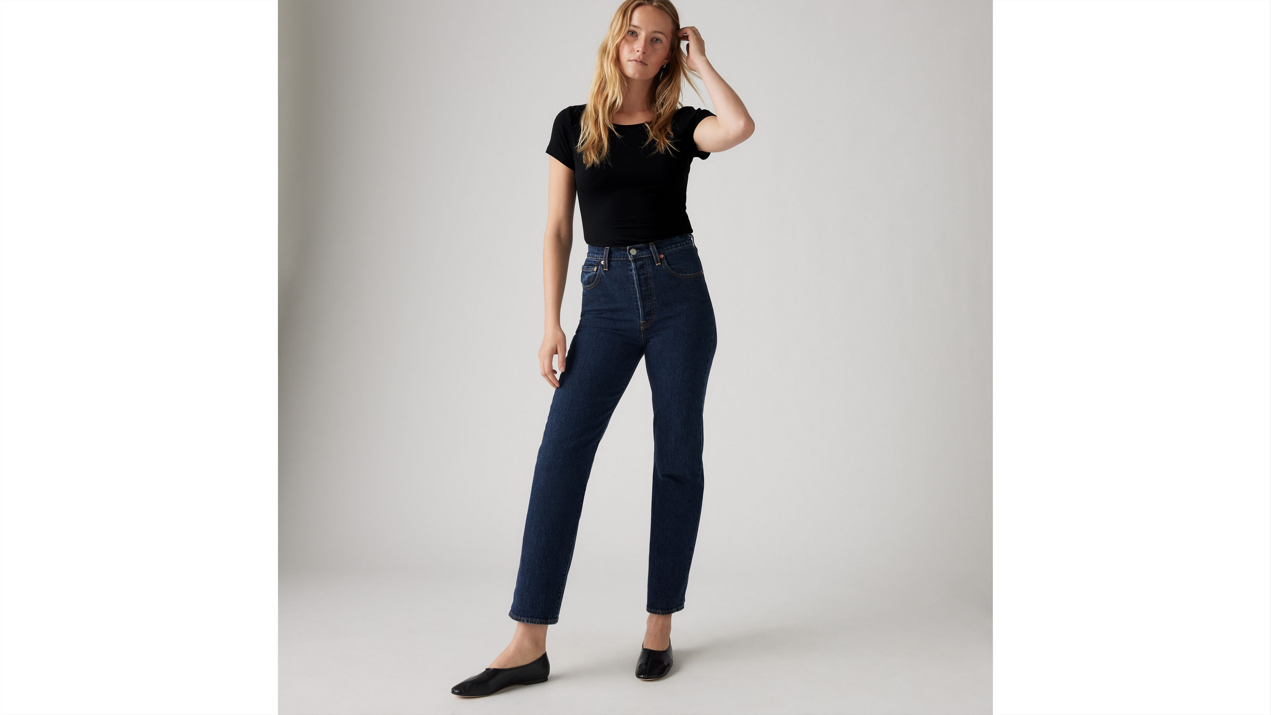 Ribcage Straight Ankle Jeans