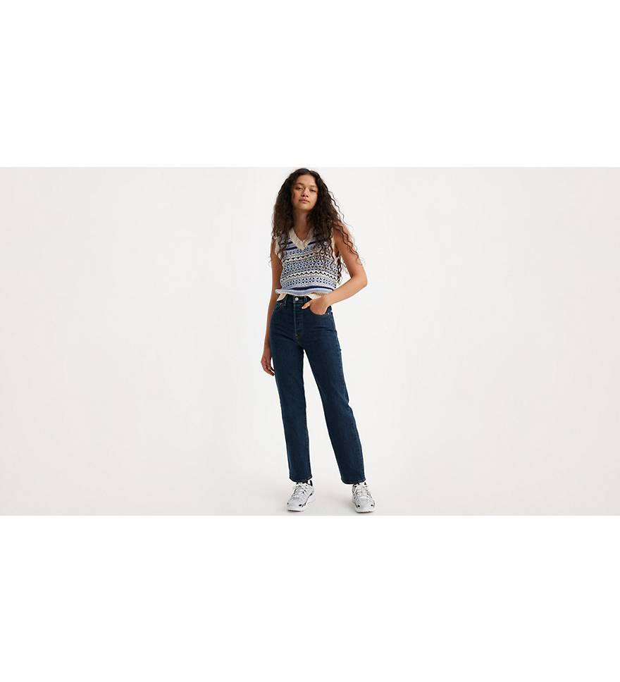 Women's Ribcage Jeans - High Waisted Comfortable Jeans