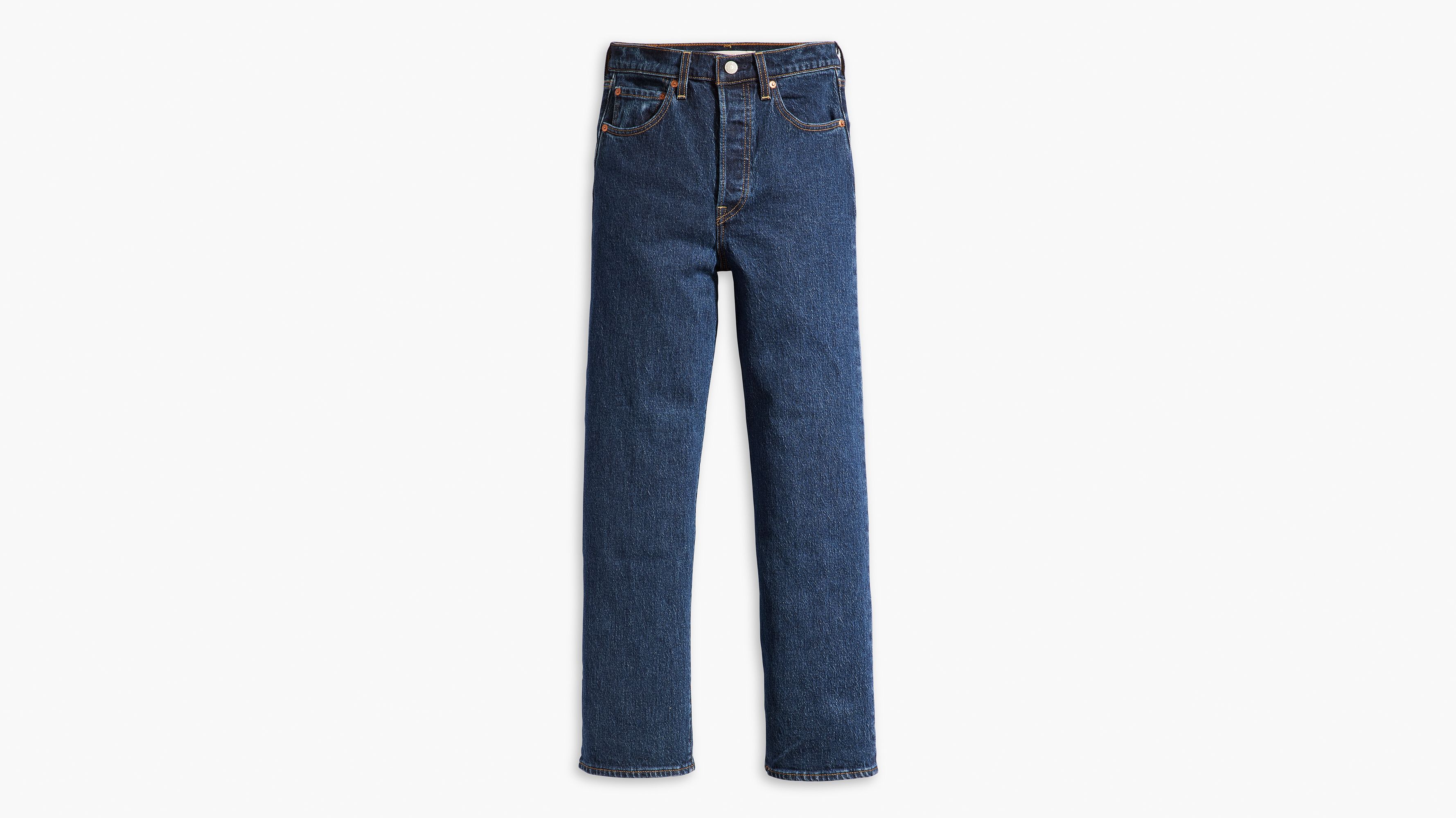 Ribcage Straight Ankle Jeans - Blue | Levi's® PL