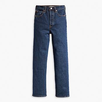 Ribcage jeans met rechte pijpen 6