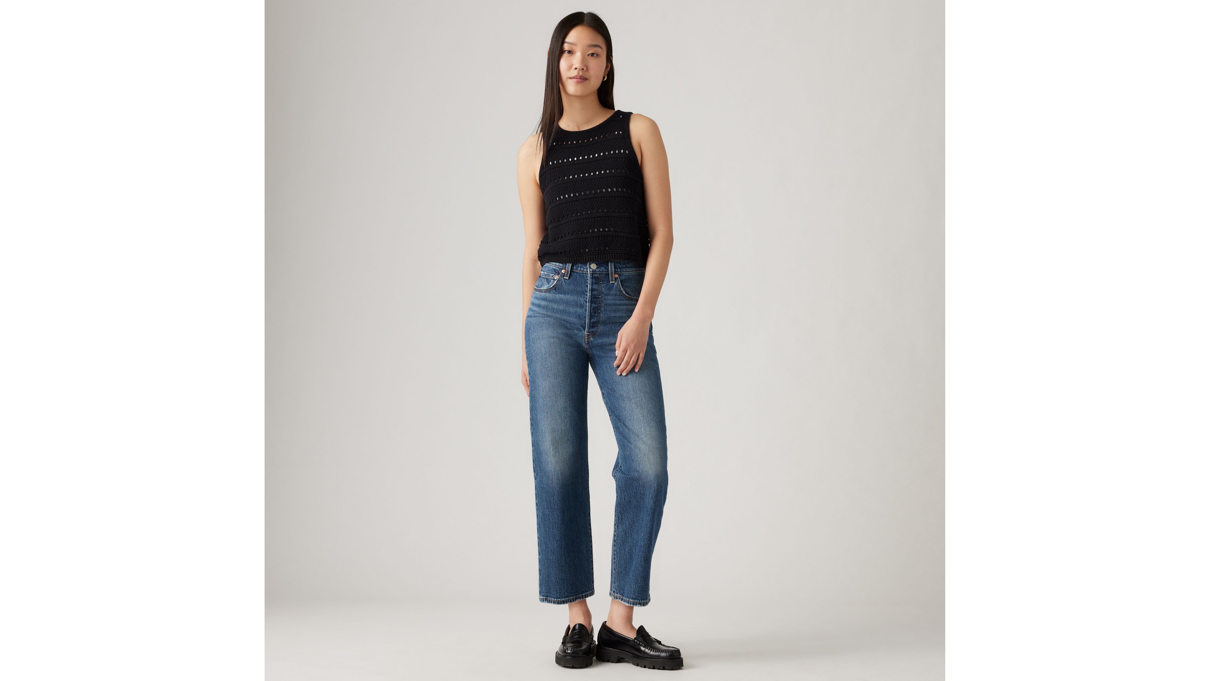 Ribcage Straight Ankle Jeans