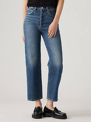 70's High Rise Slim Straight Women's Jeans - Dark Wash 70's High Rise Slim Straight Women's Jeans - Dark Wash