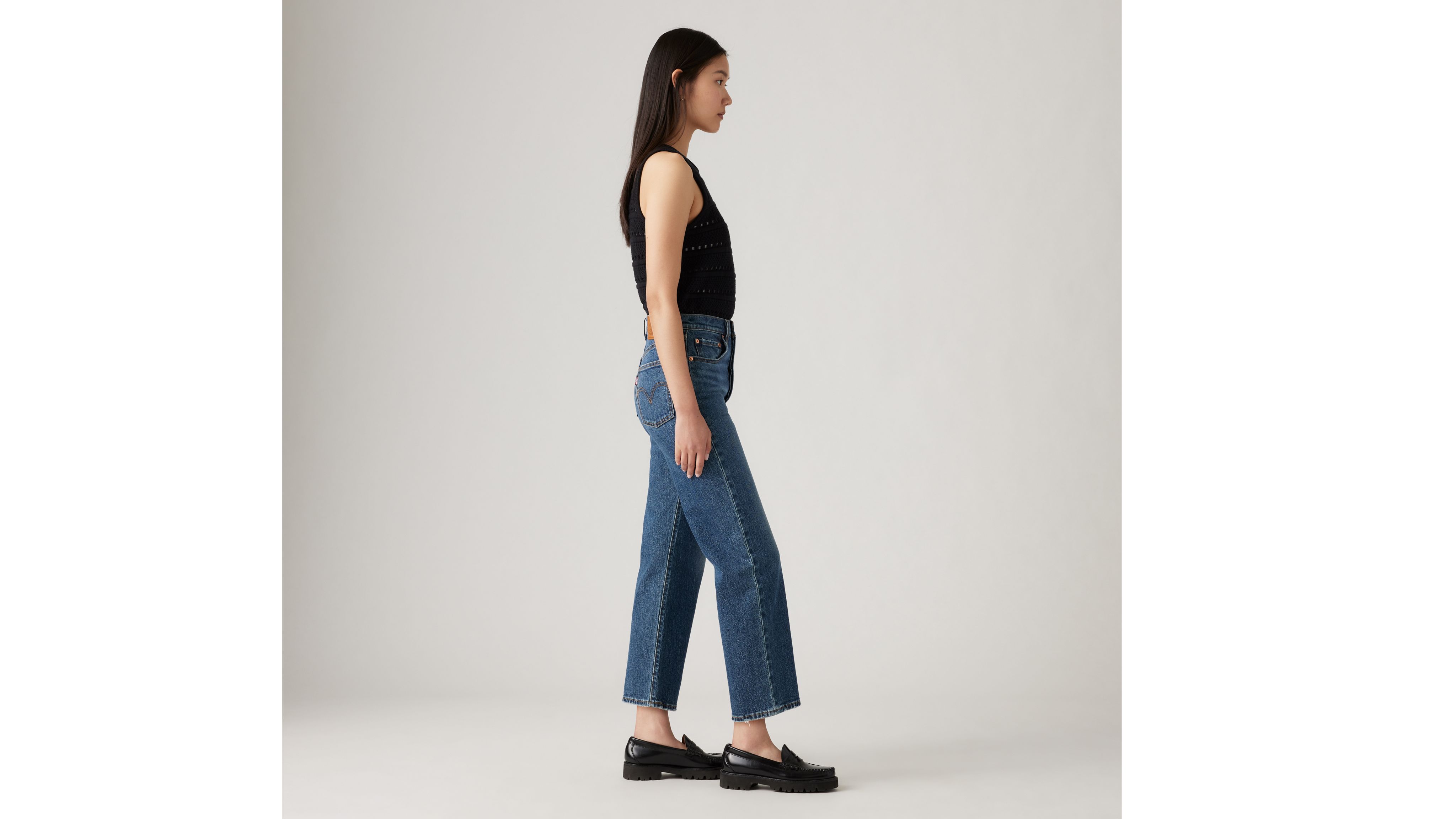 Shop Levi's Ribcage Straight Ankle Jeans In On My Honor