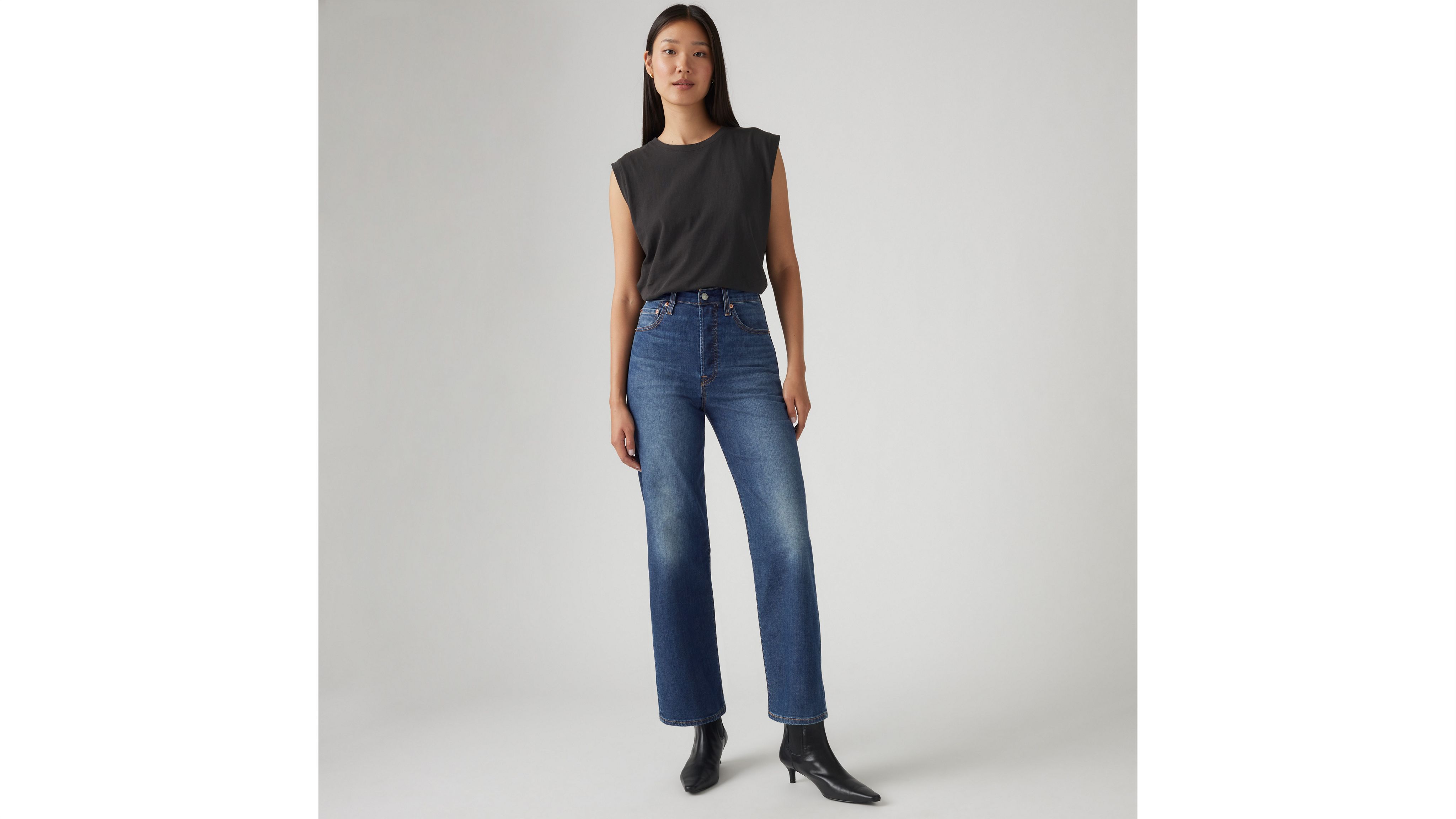 Ribcage Straight Ankle Jeans 1