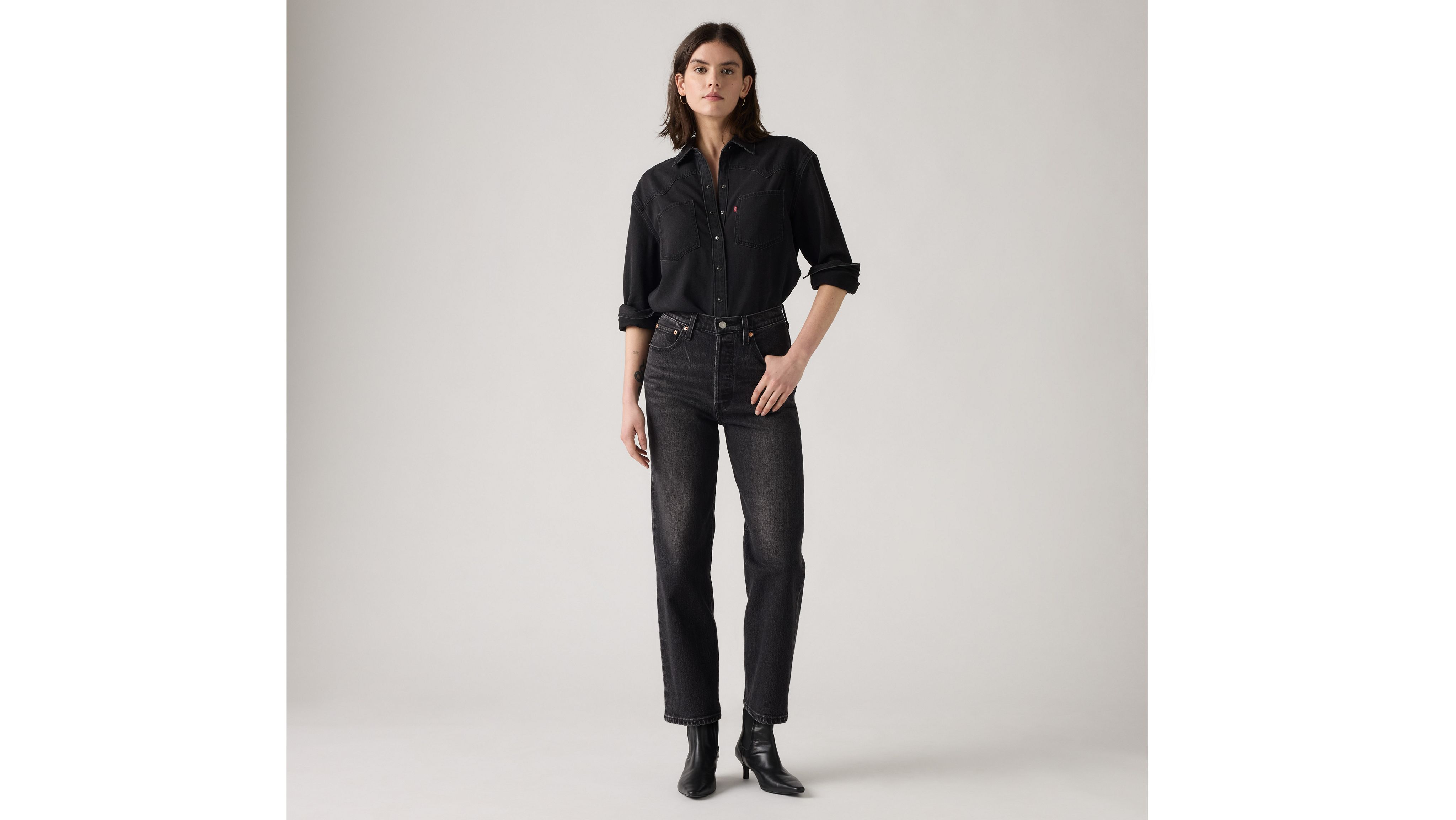 Ribcage Straight Ankle Women&#39;s Jeans 2