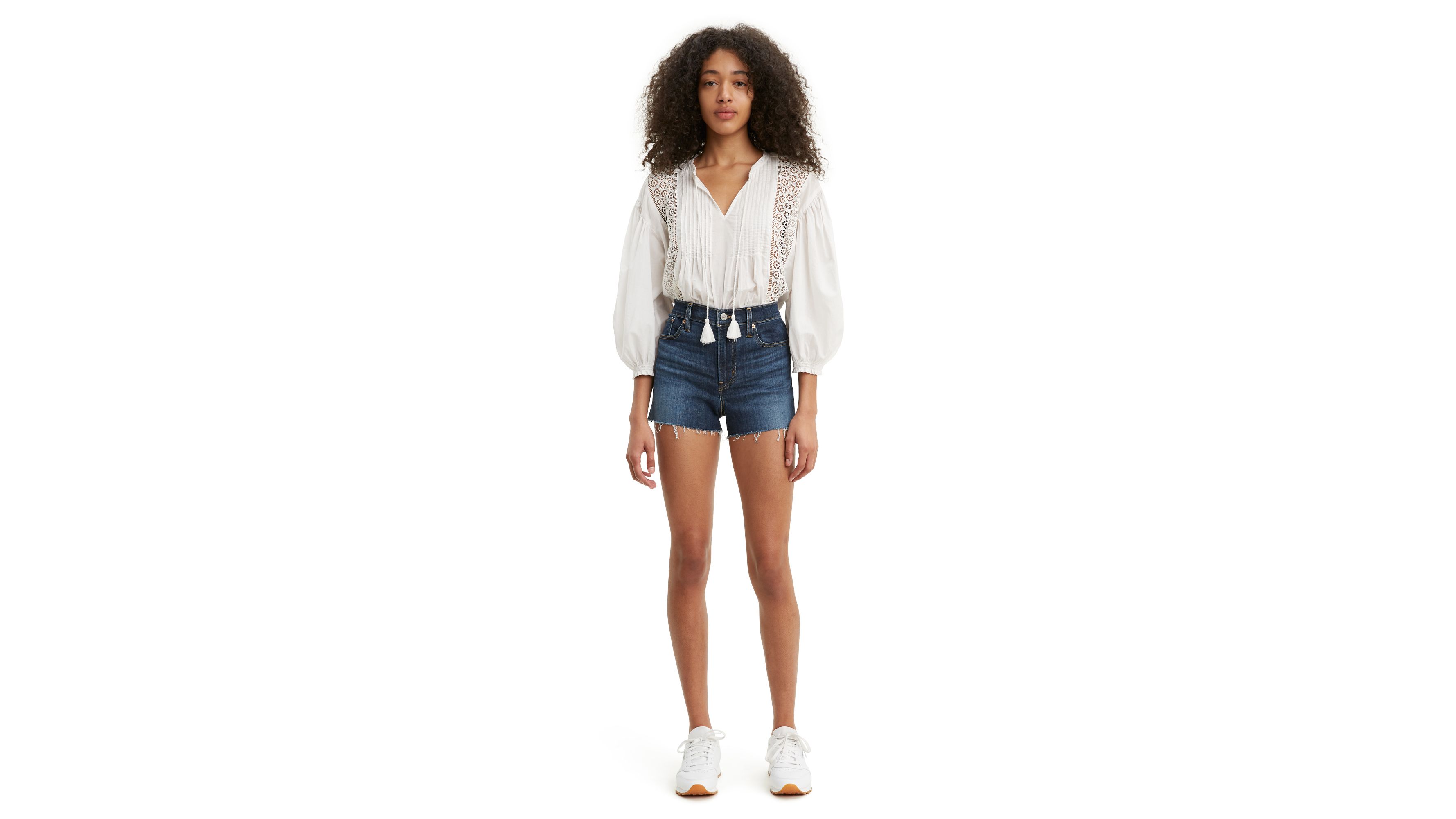 Levis high hot sale rise shorts