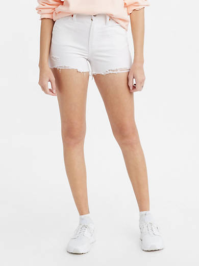 High Rise Women's Shorts - White | Levi's® US