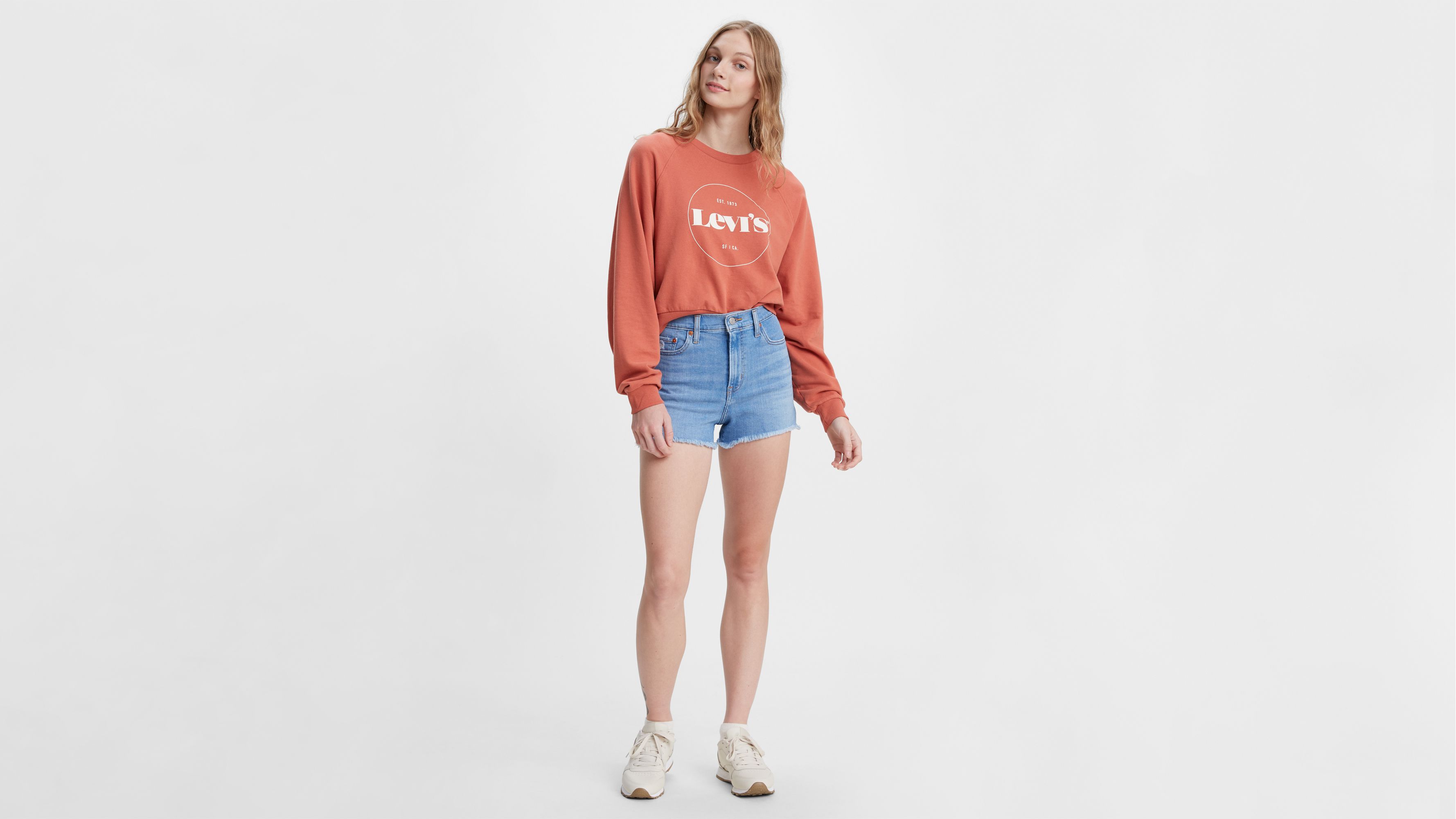 High Rise Women's Shorts - Light Wash | Levi's® US