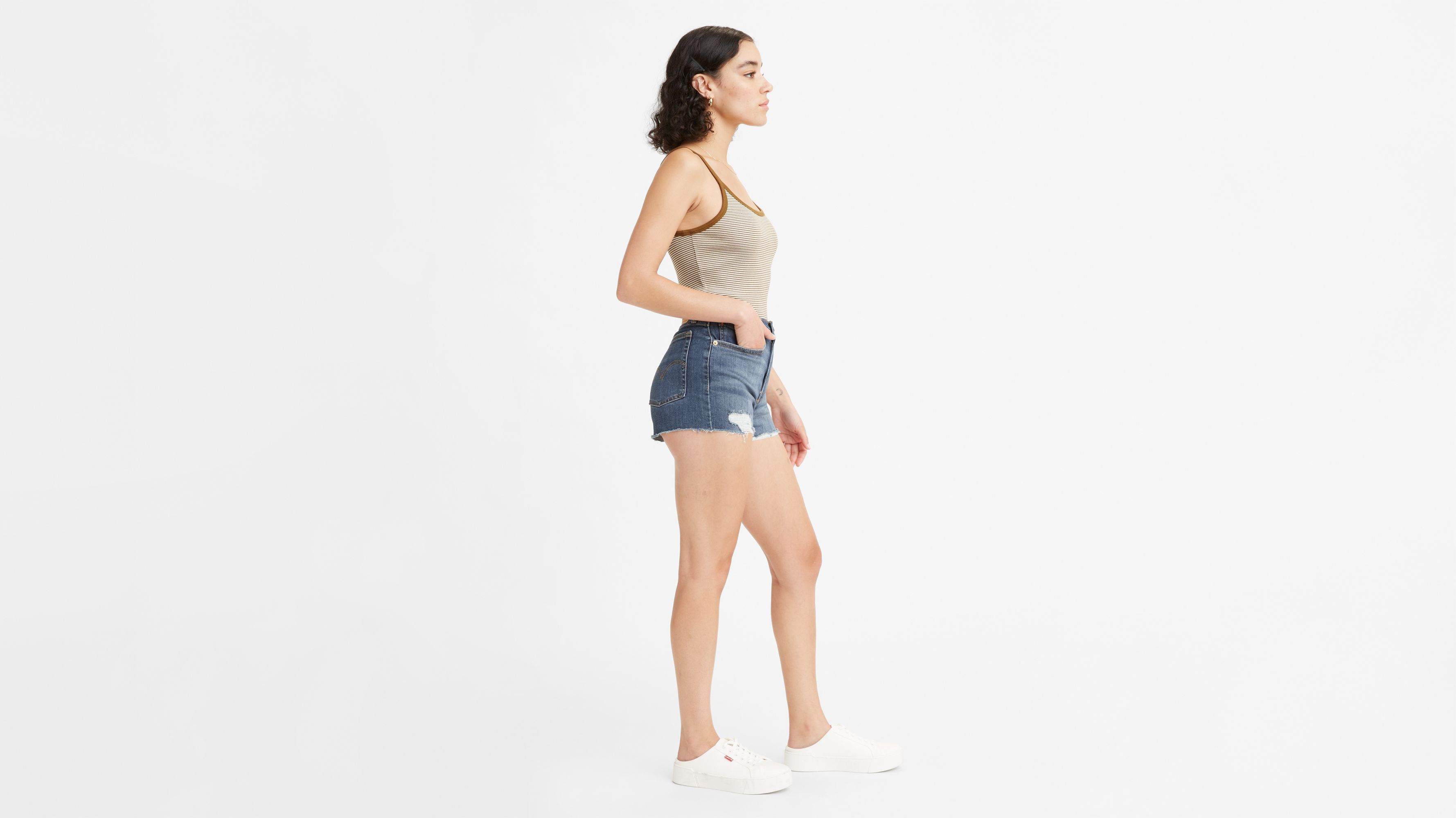 High Rise Women's Shorts 2
