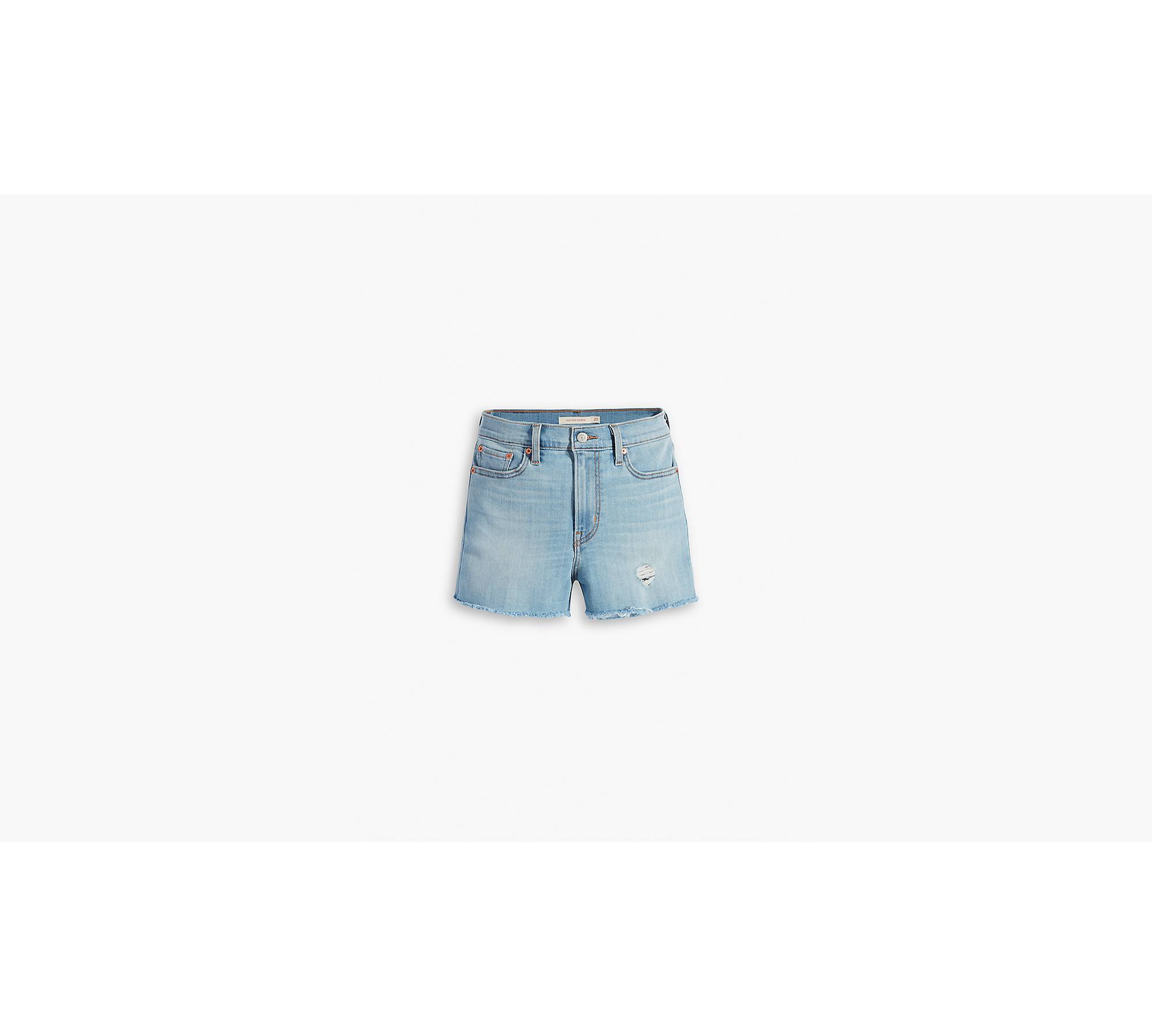 DENIZEN® from Levi's® Girls' High-Rise Jean Shorts - Light Blue Denim 7
