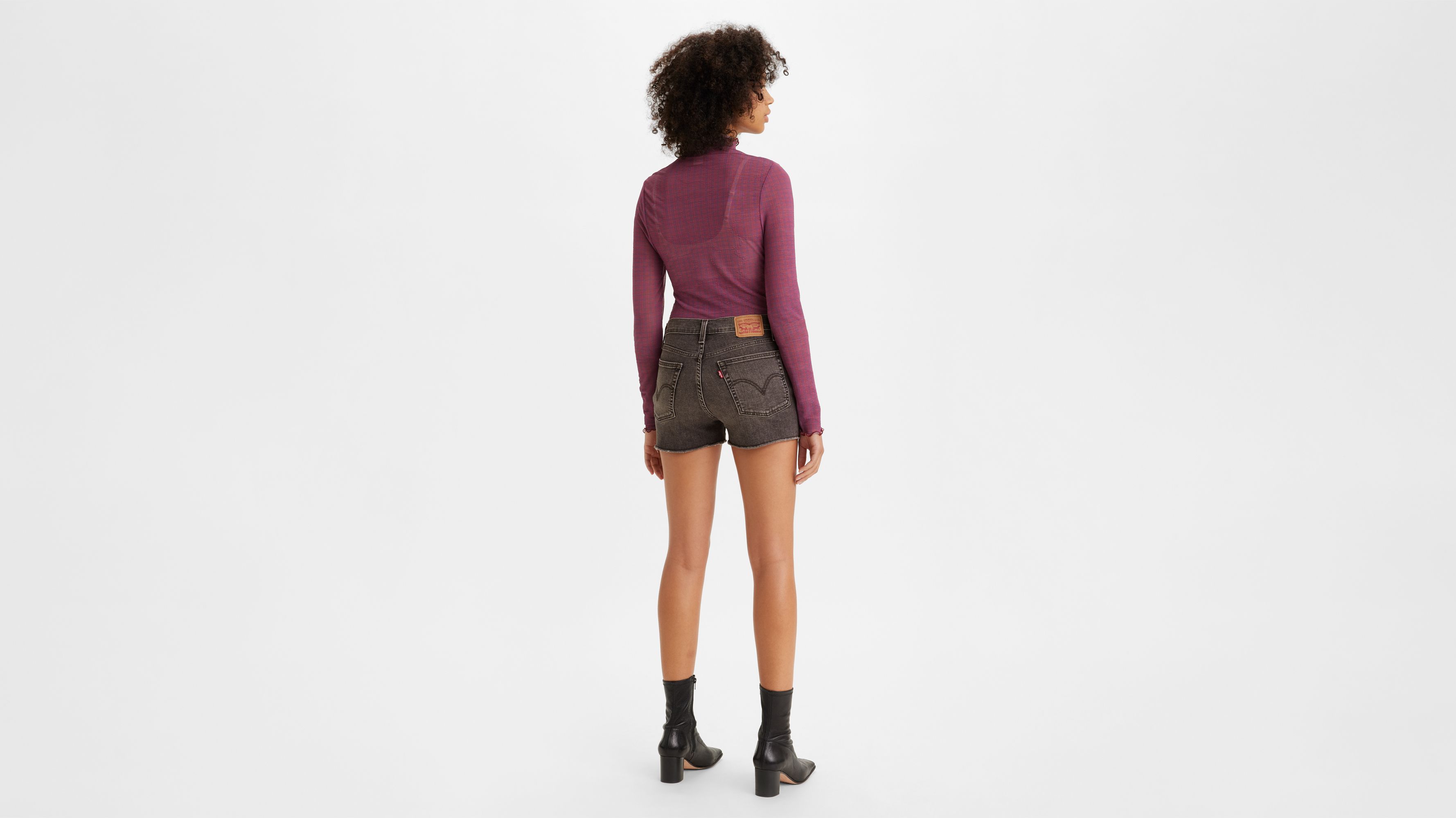 The High-Waisted Short Shorts - Black – HANK