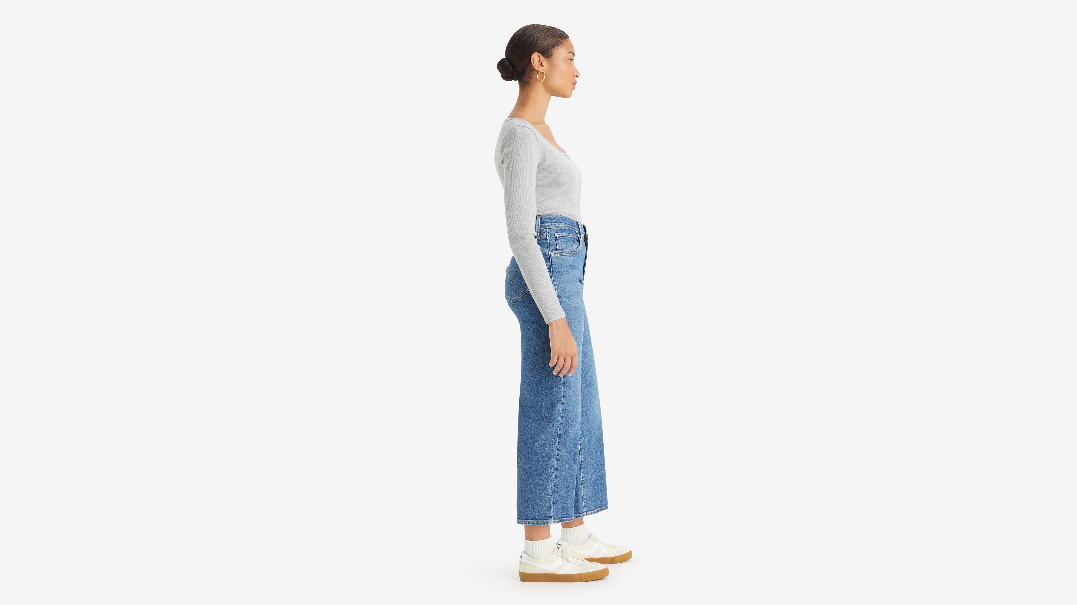 High Rise Wide Leg Jeans 2