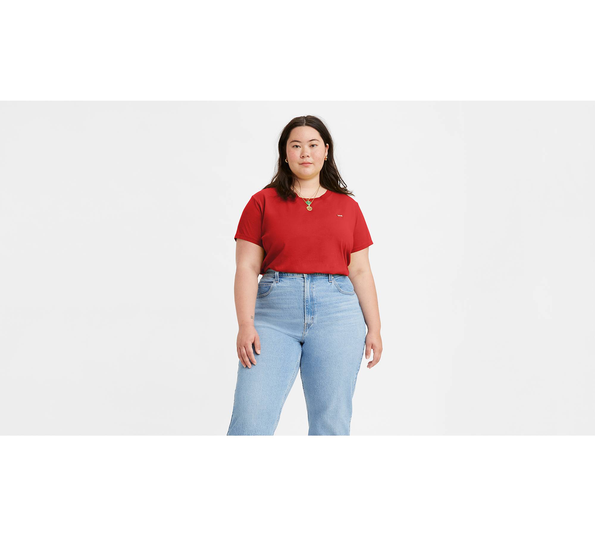 The Perfect Tee (plus) - Red | Levi's® RO