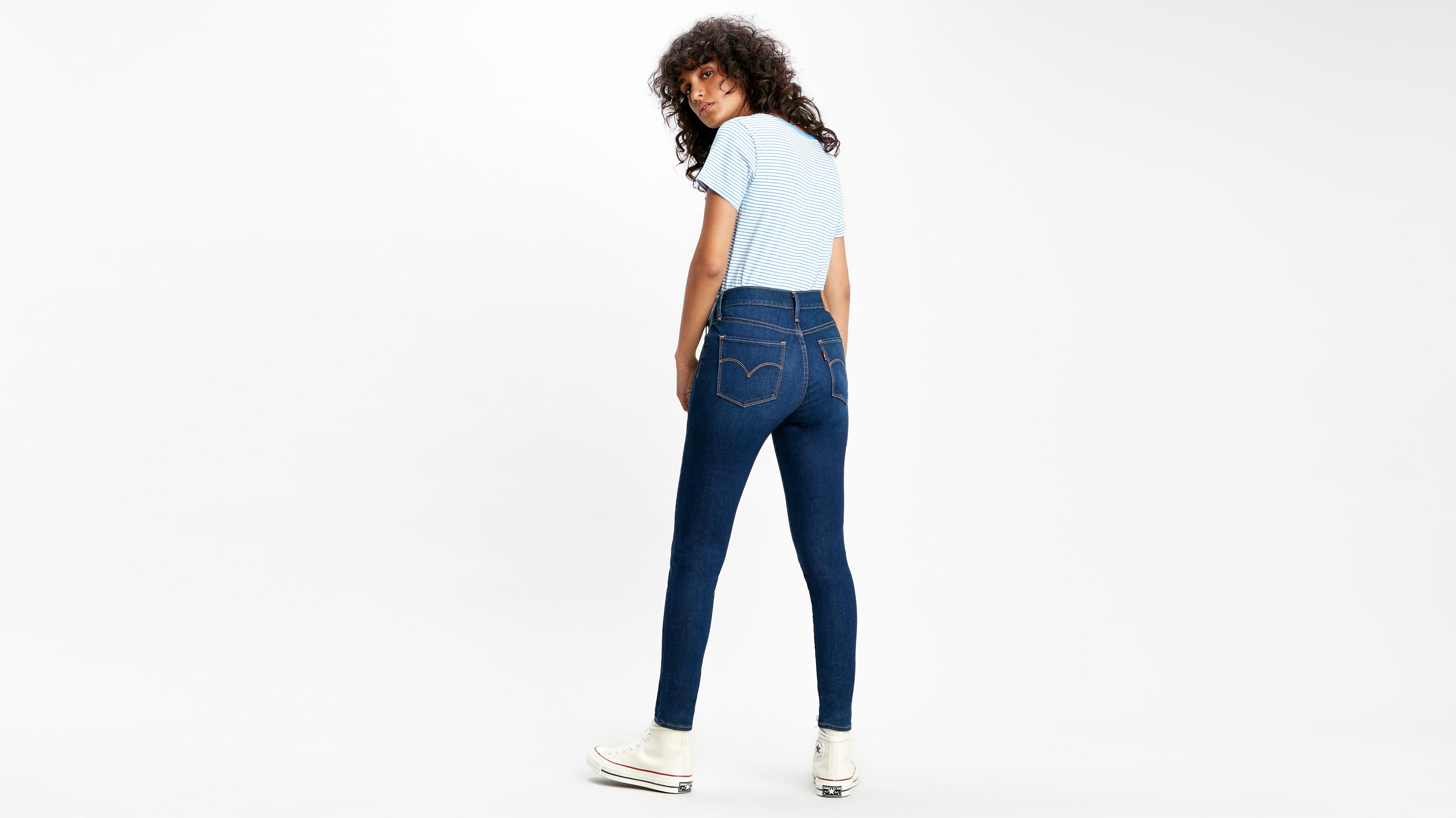 levi's 720 high rise super skinny jeans