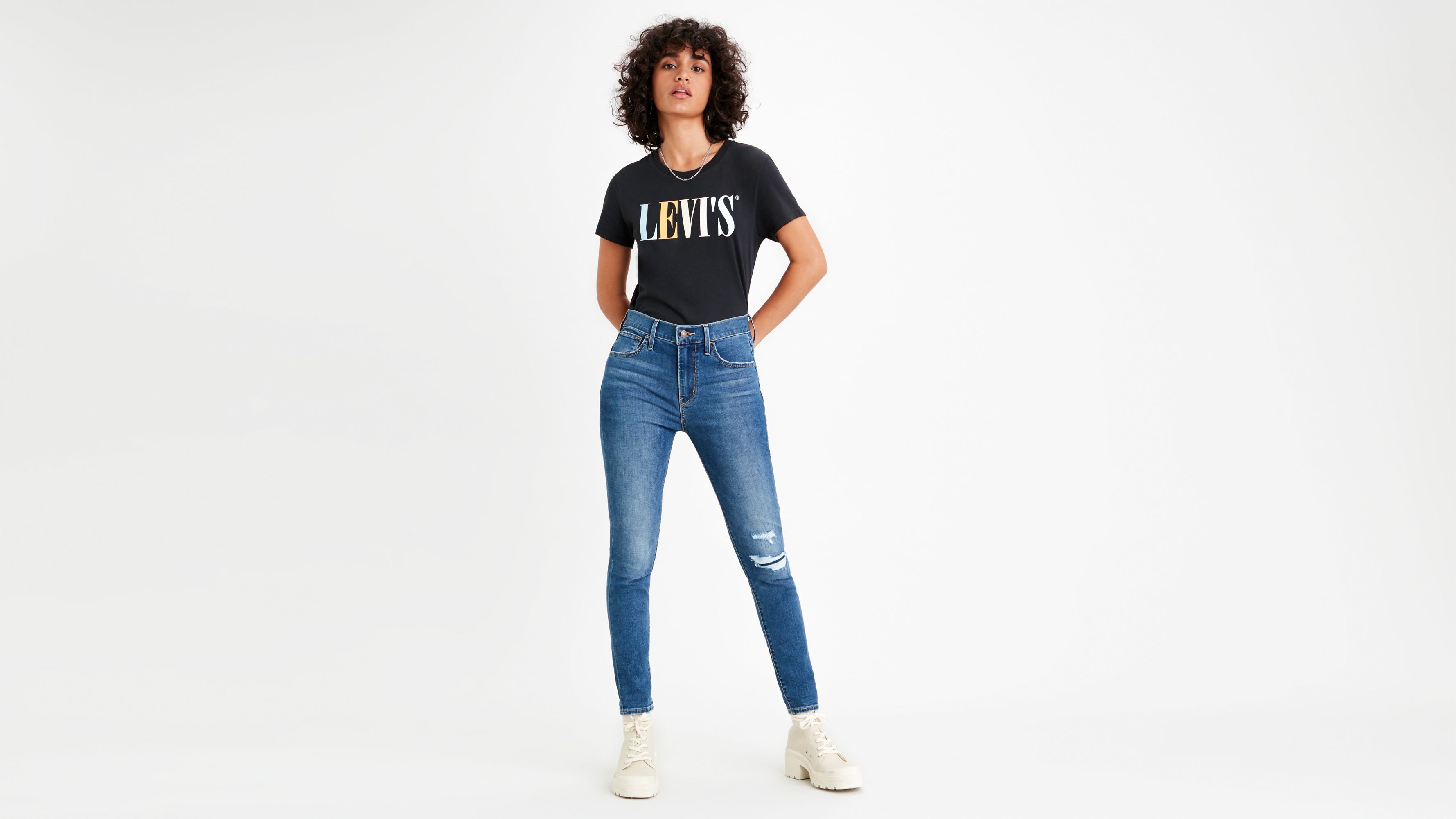 levi's high rise skinny ankle jeans