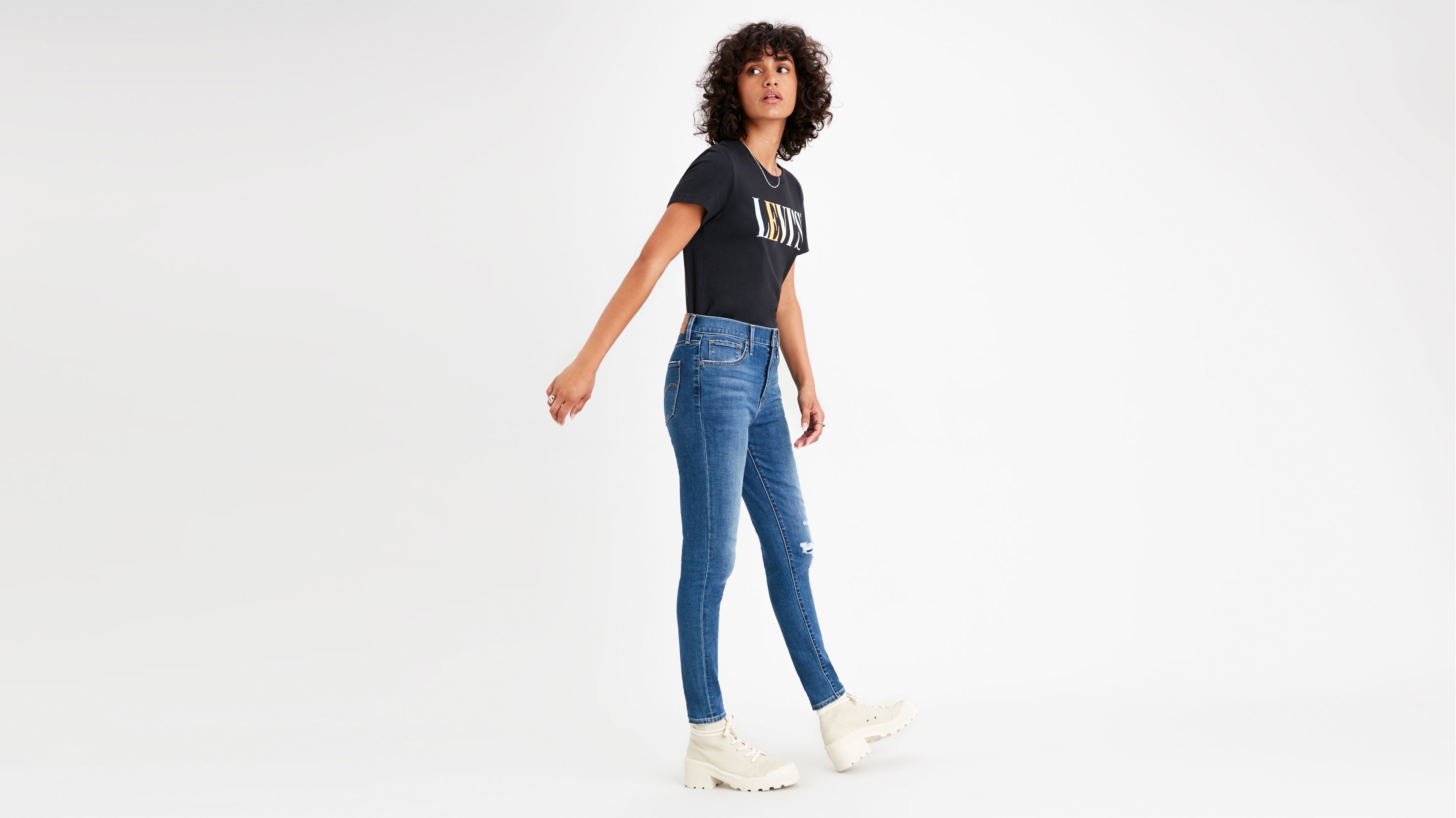 mid rise super skinny ankle jeans