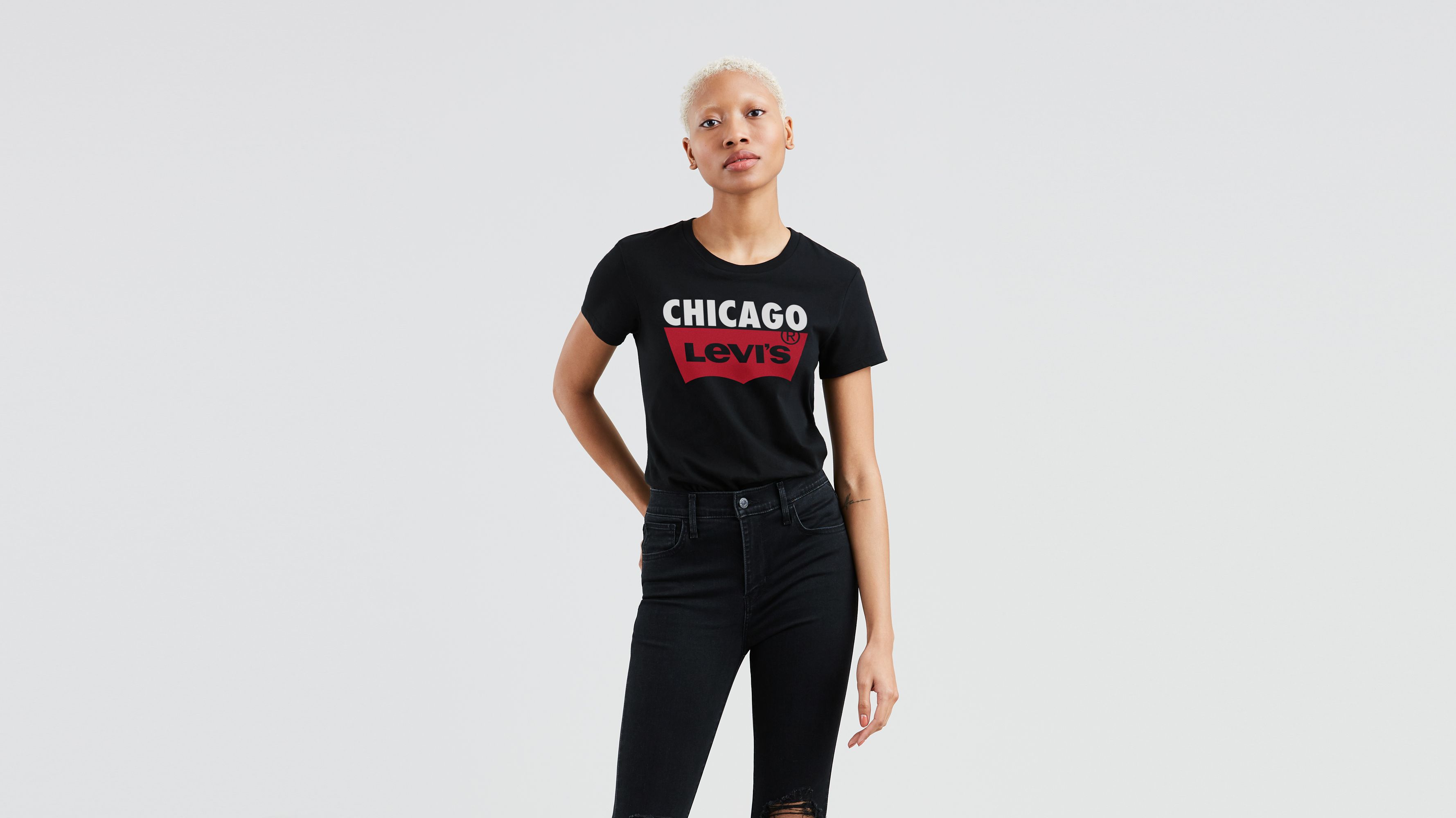 Chicago Perfect Tee - Black | Levi's® US