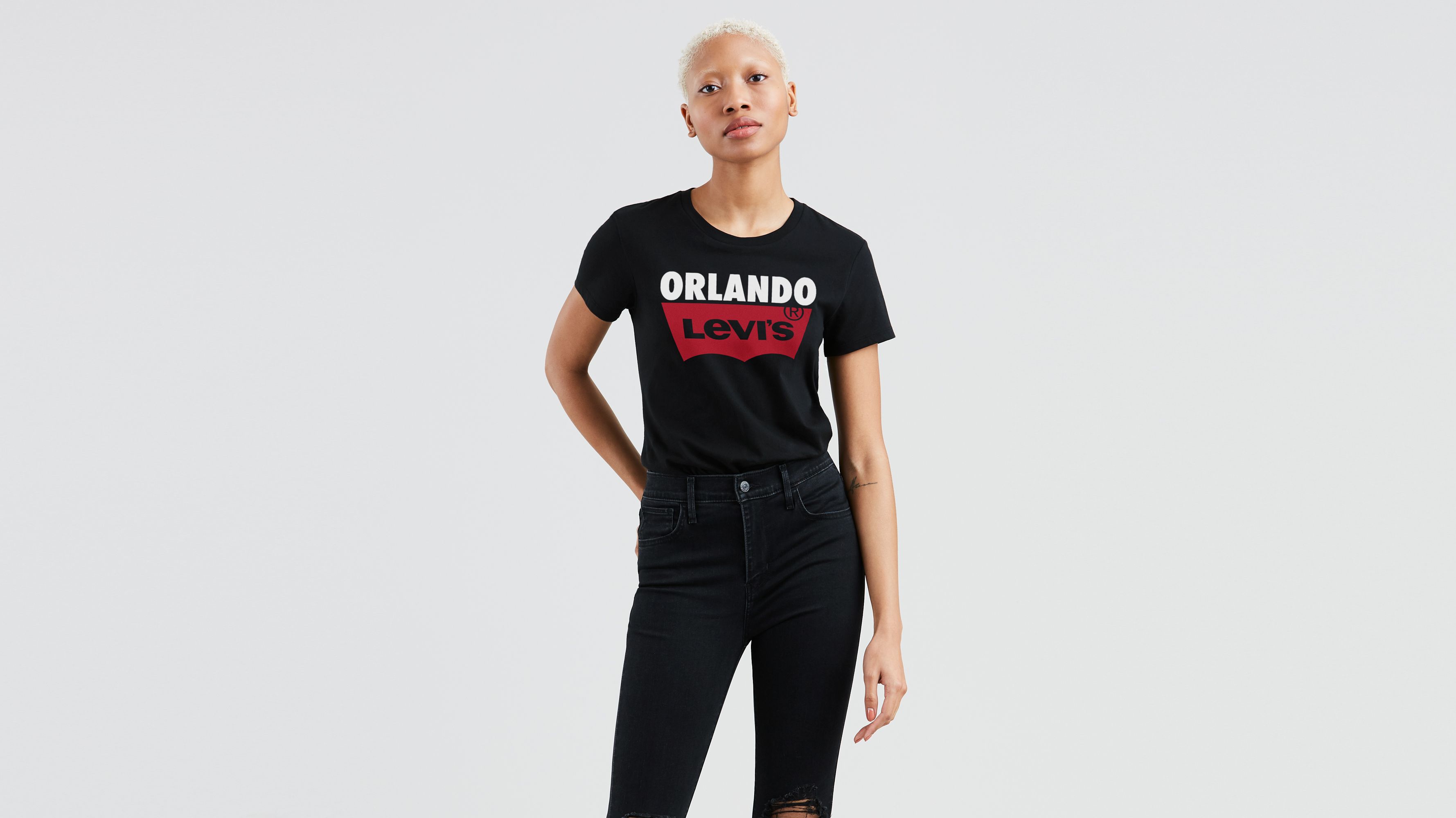 Levi's® Logo Orlando T-shirt - Black | Levi's® US