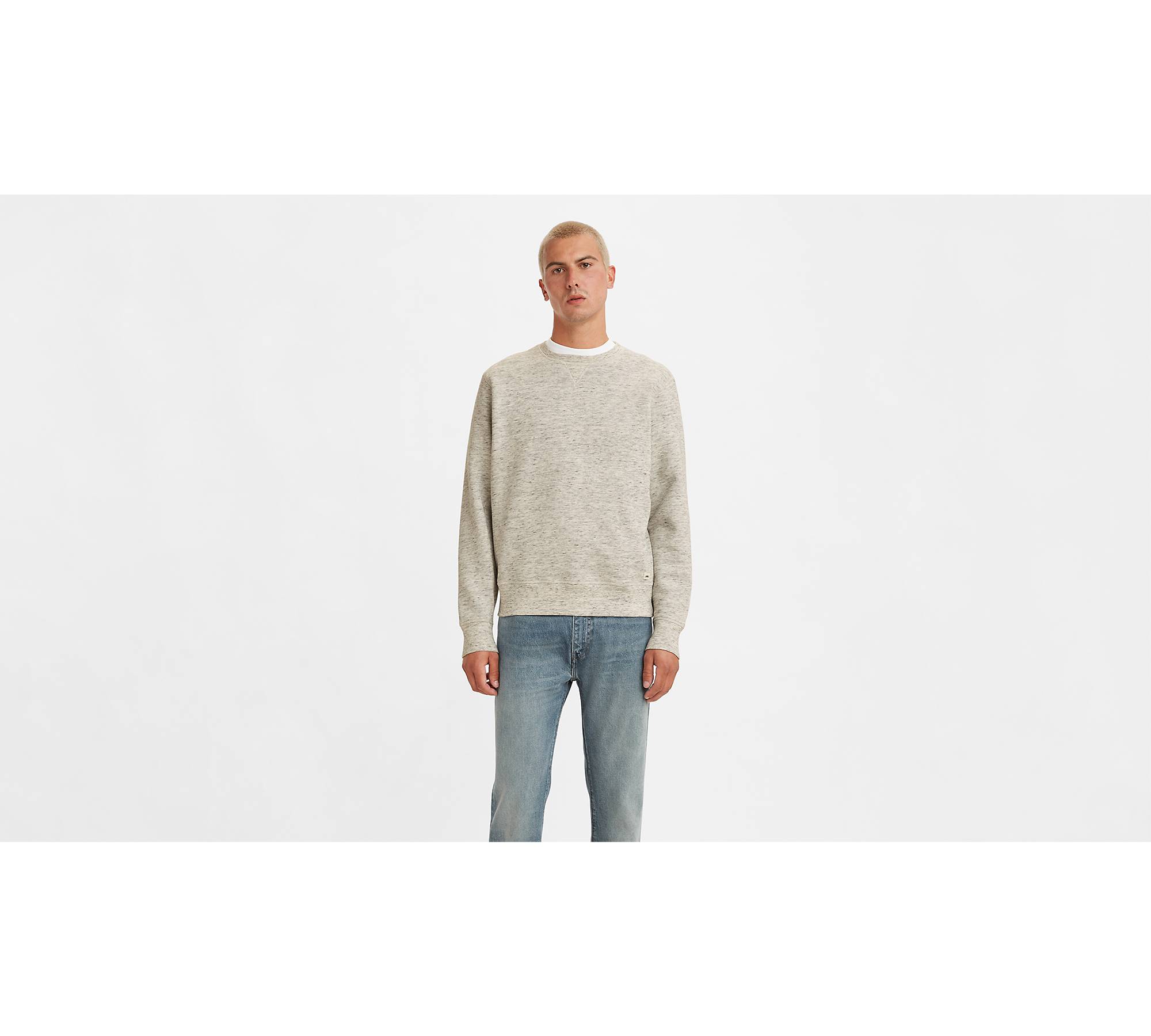 Relaxed Crewneck Sweatshirt - White | Levi's® US