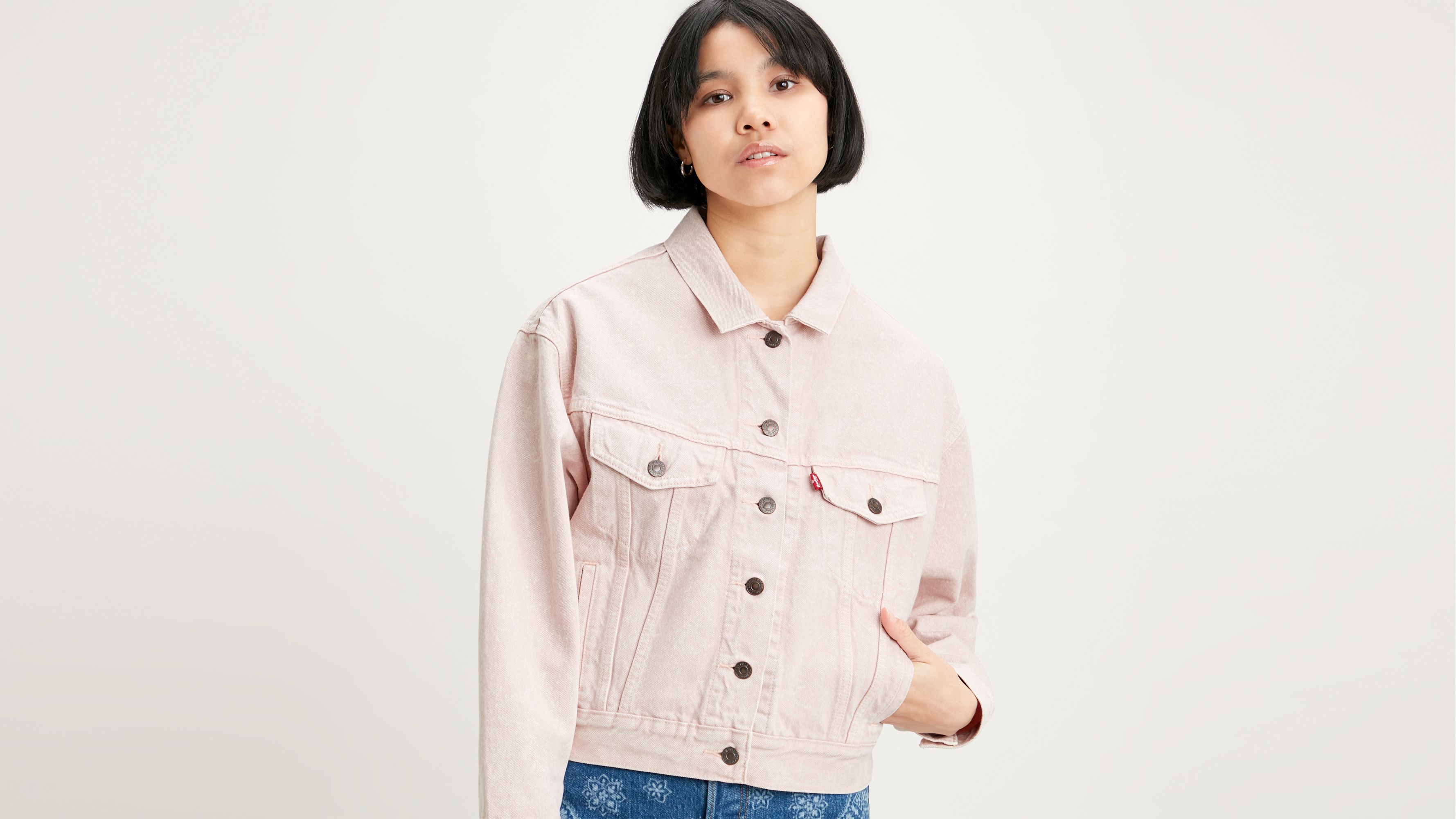 levi's slouch denim trucker jacket