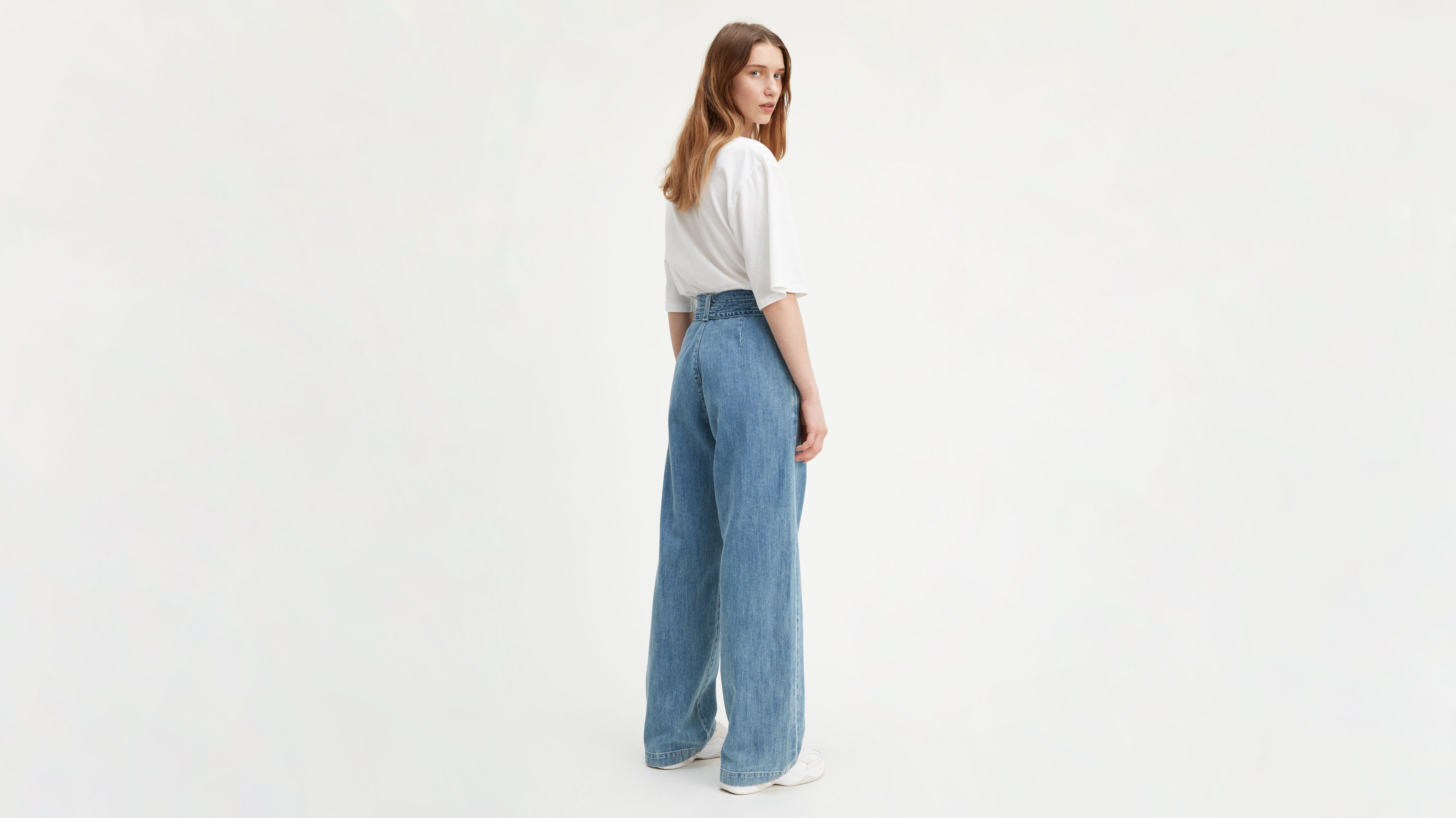 levi's lmc denim trouser dress