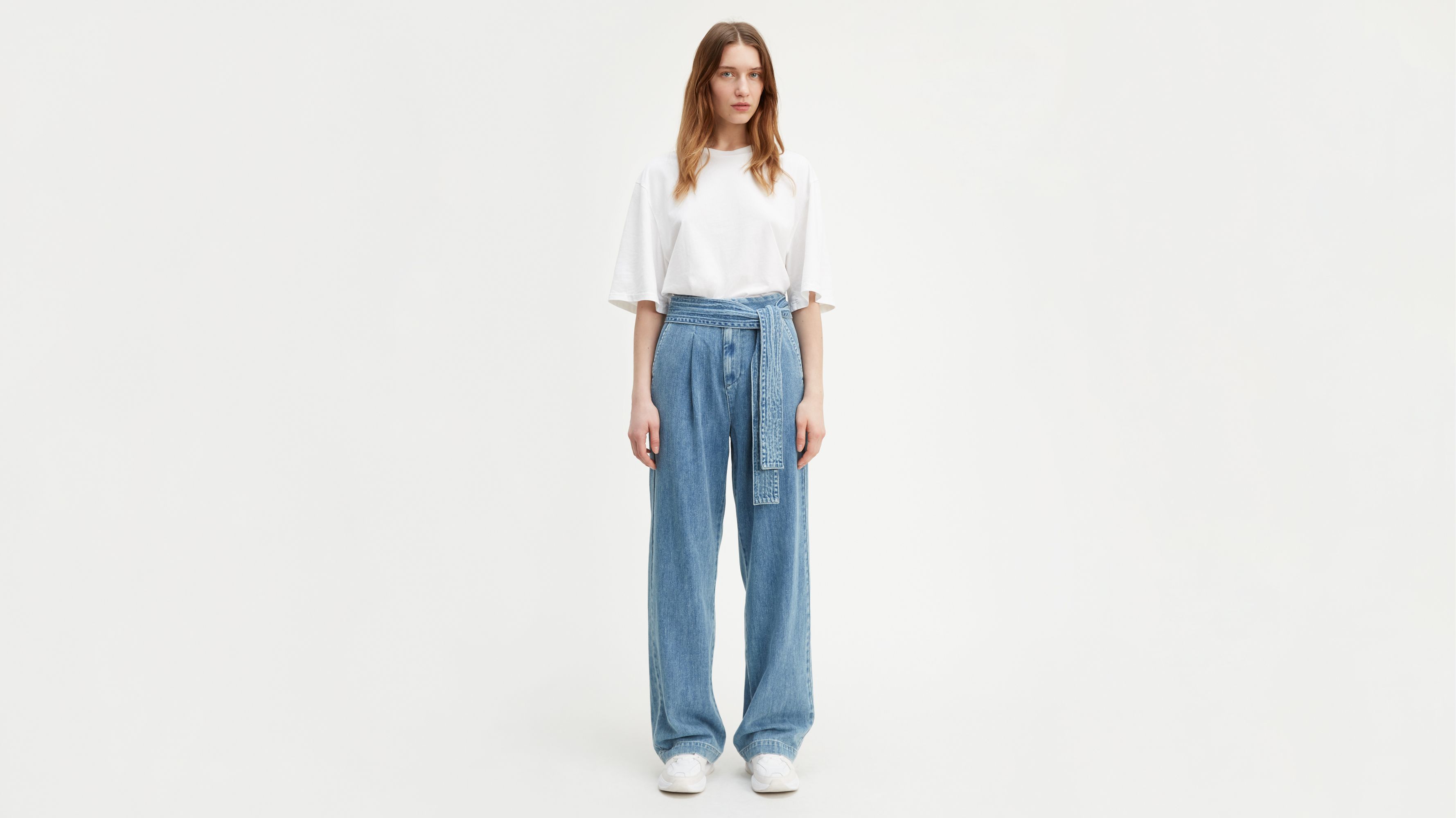 levi's lmc denim trouser dress