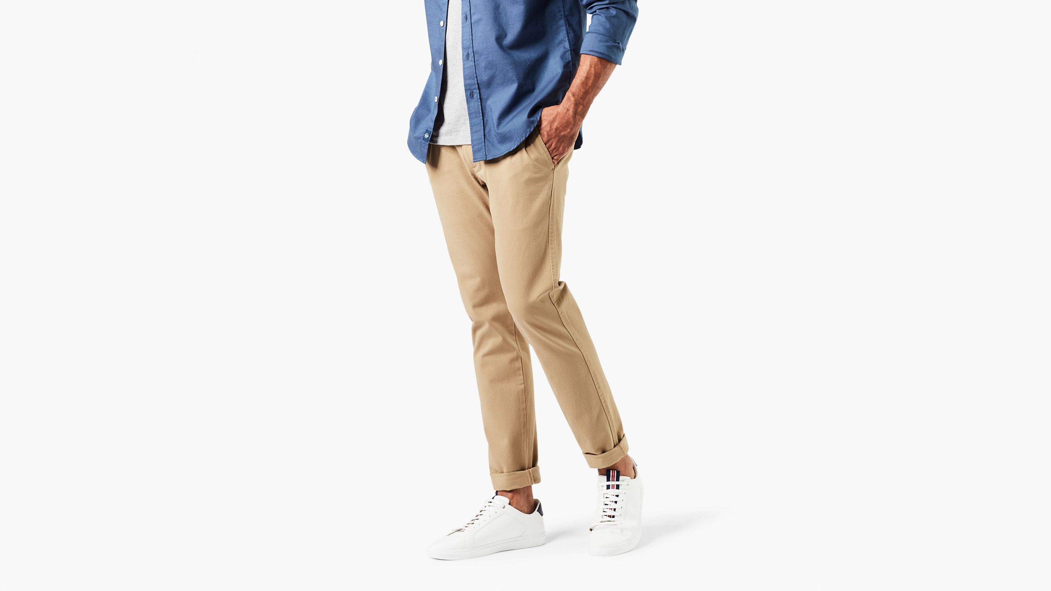 skinny khaki chinos