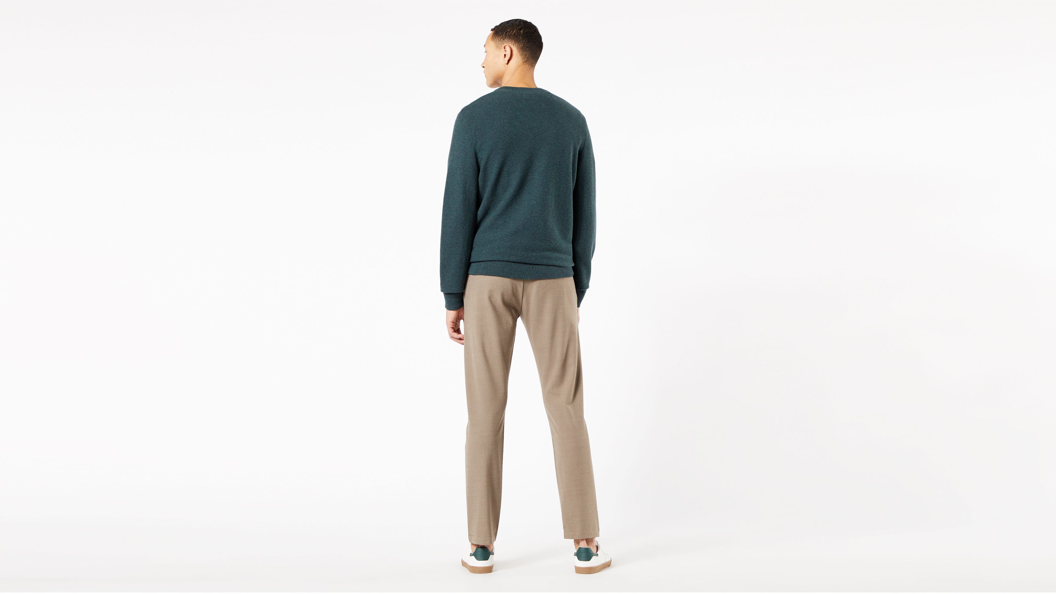 patterned chino pants