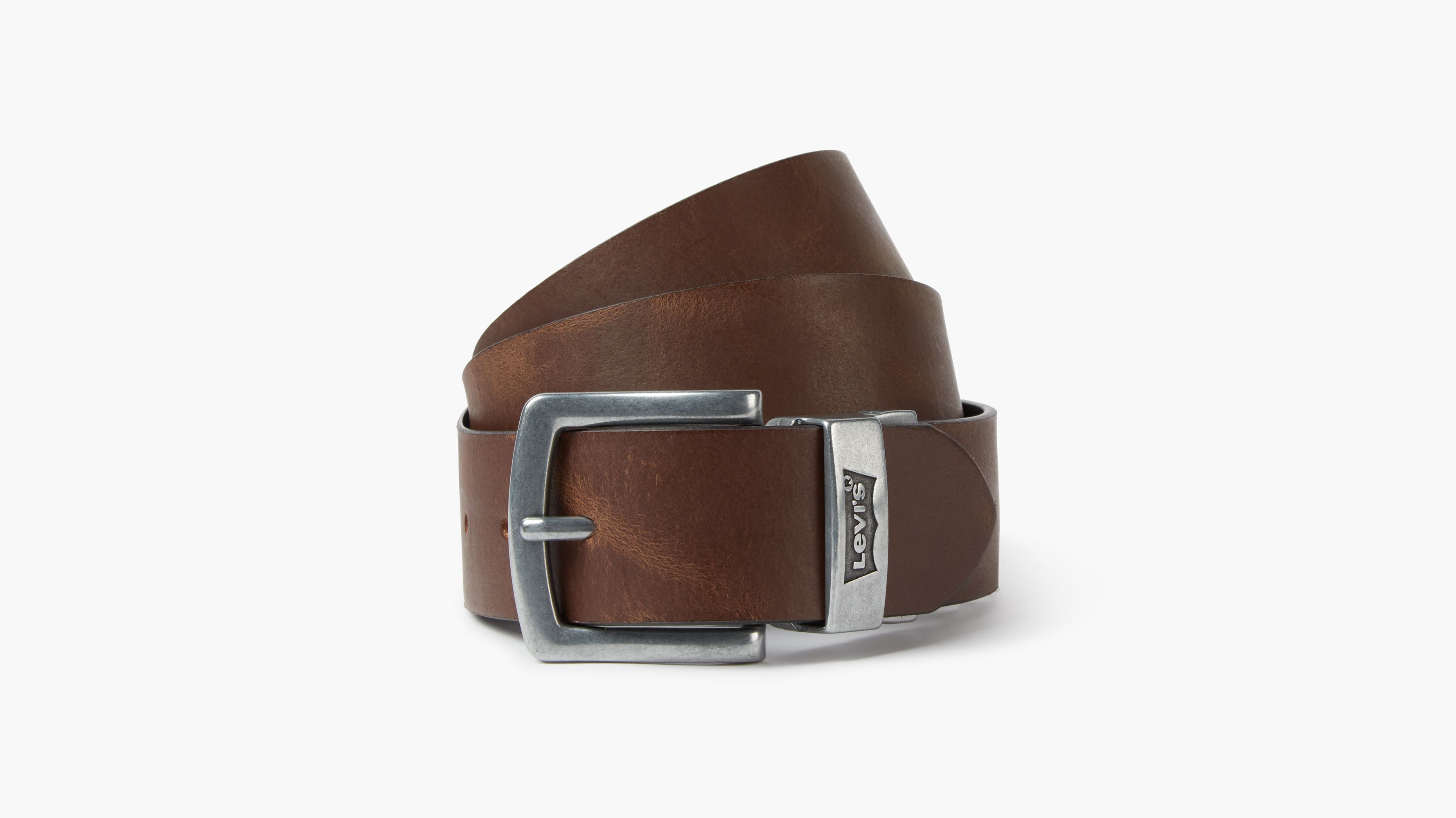 mens leather belt levis