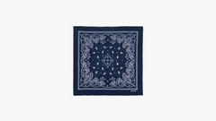 Paisley Bandana — Navy Blue 2