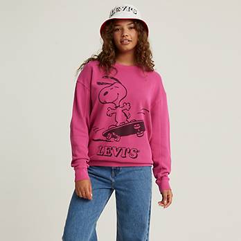 Levi's® x Peanuts Relaxed Oversized Crewneck Sweatshirt 2
