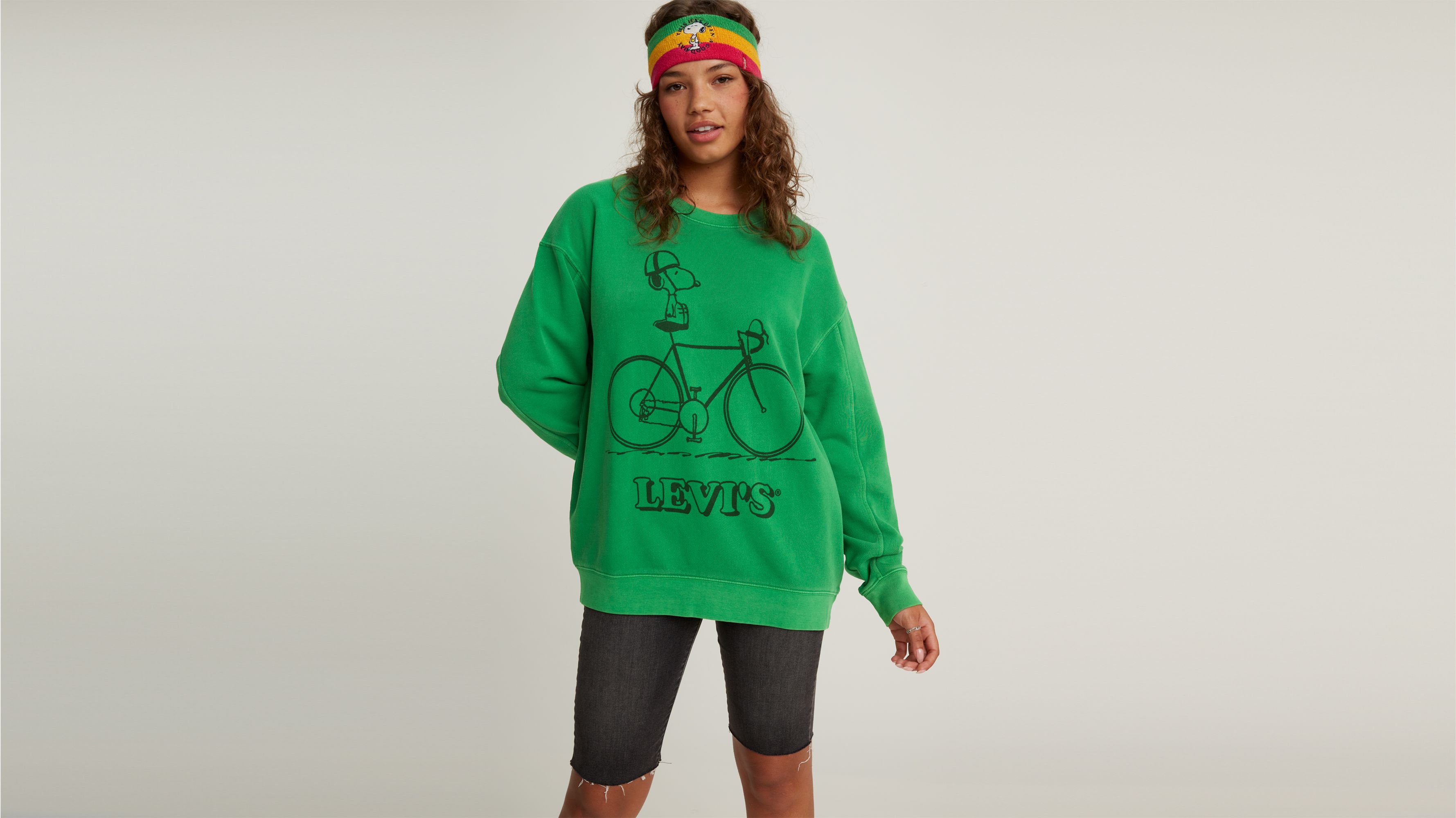 levis green jumper