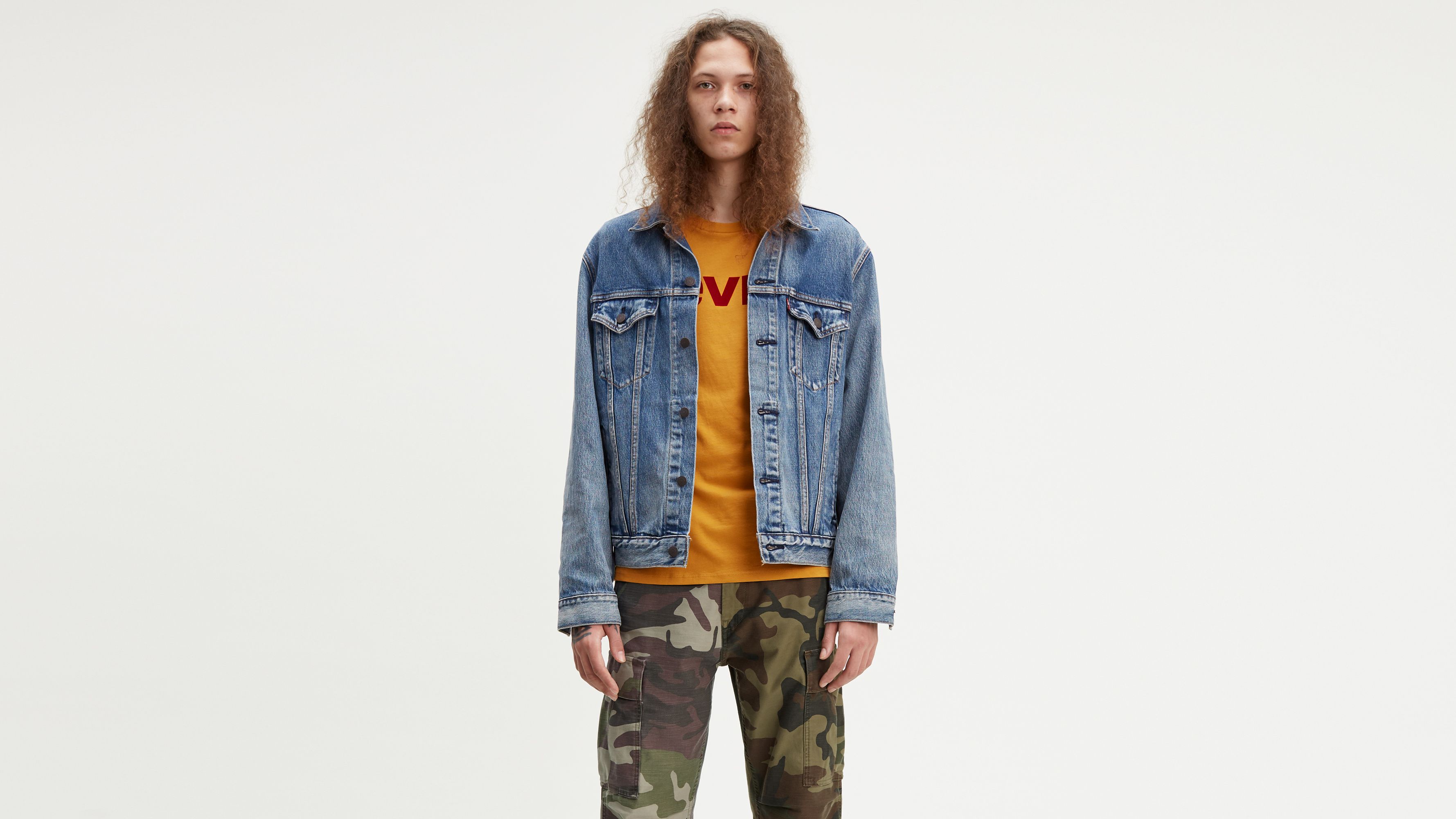 levi denim jacket fit