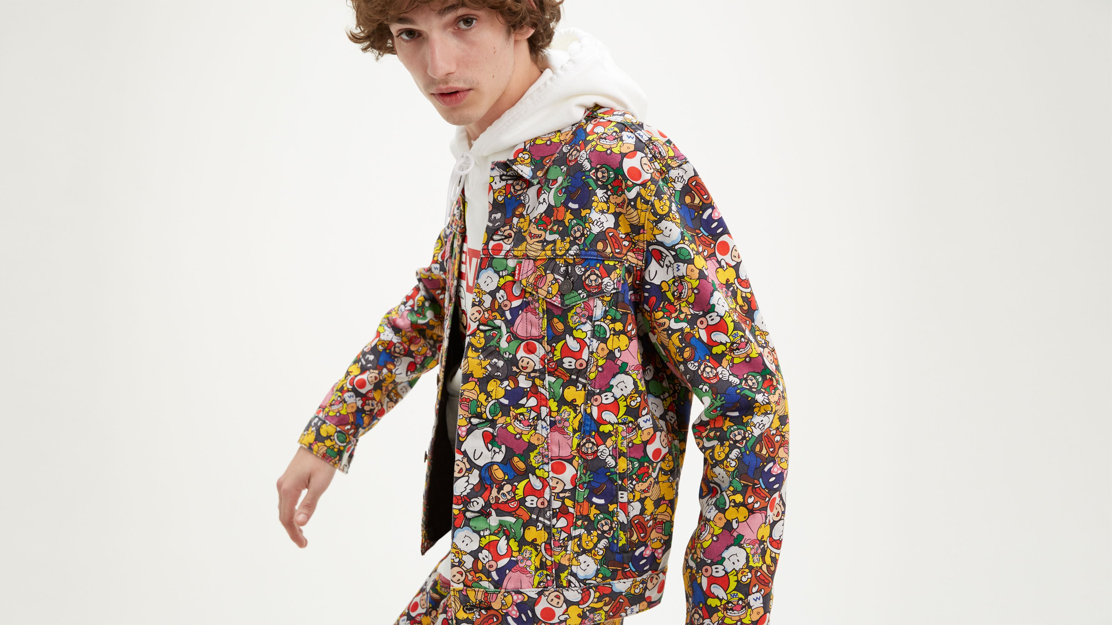 Levi's® X Super Mario Vintage Fit Trucker Jacket - Multi-color | Levi's® US