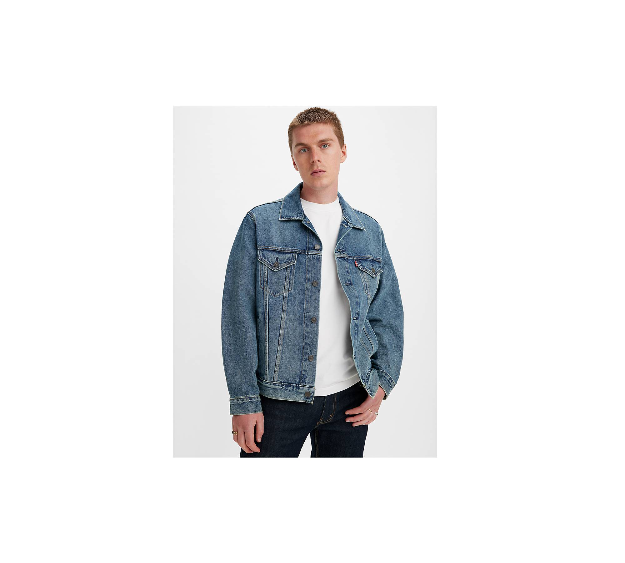 90s Retro Jacket: Late 90s or Early y2k 2000s -Lucky Brand- Mens