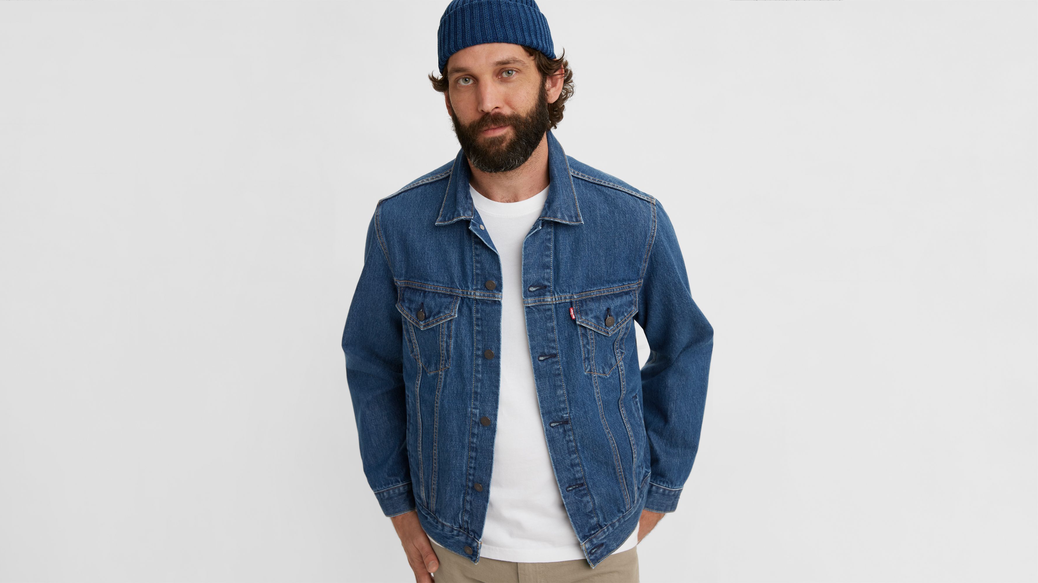 levi green jean jacket