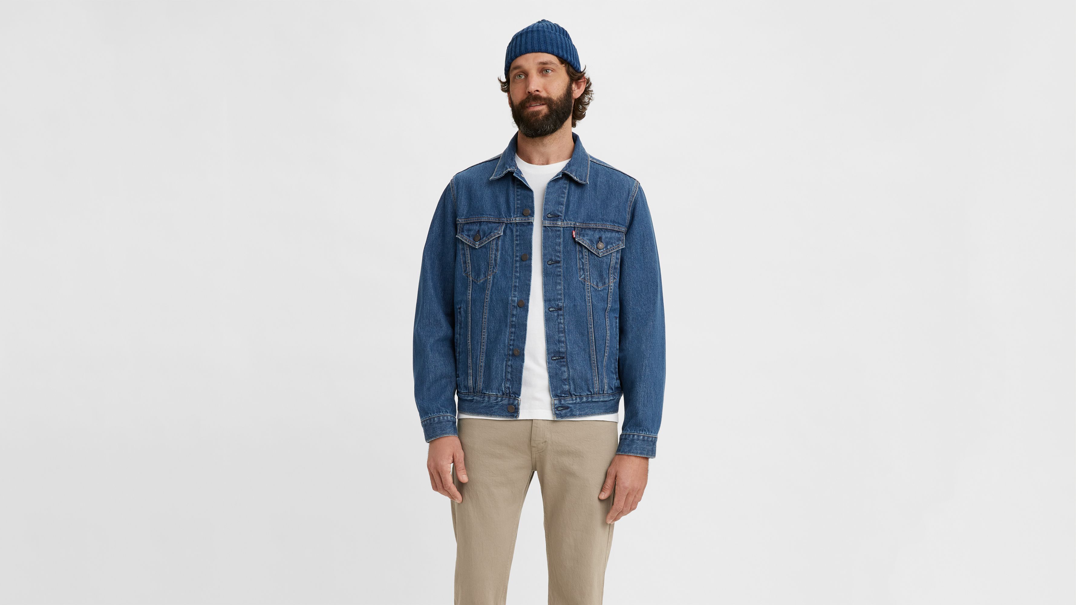 Levi jeans best sale jacket mens