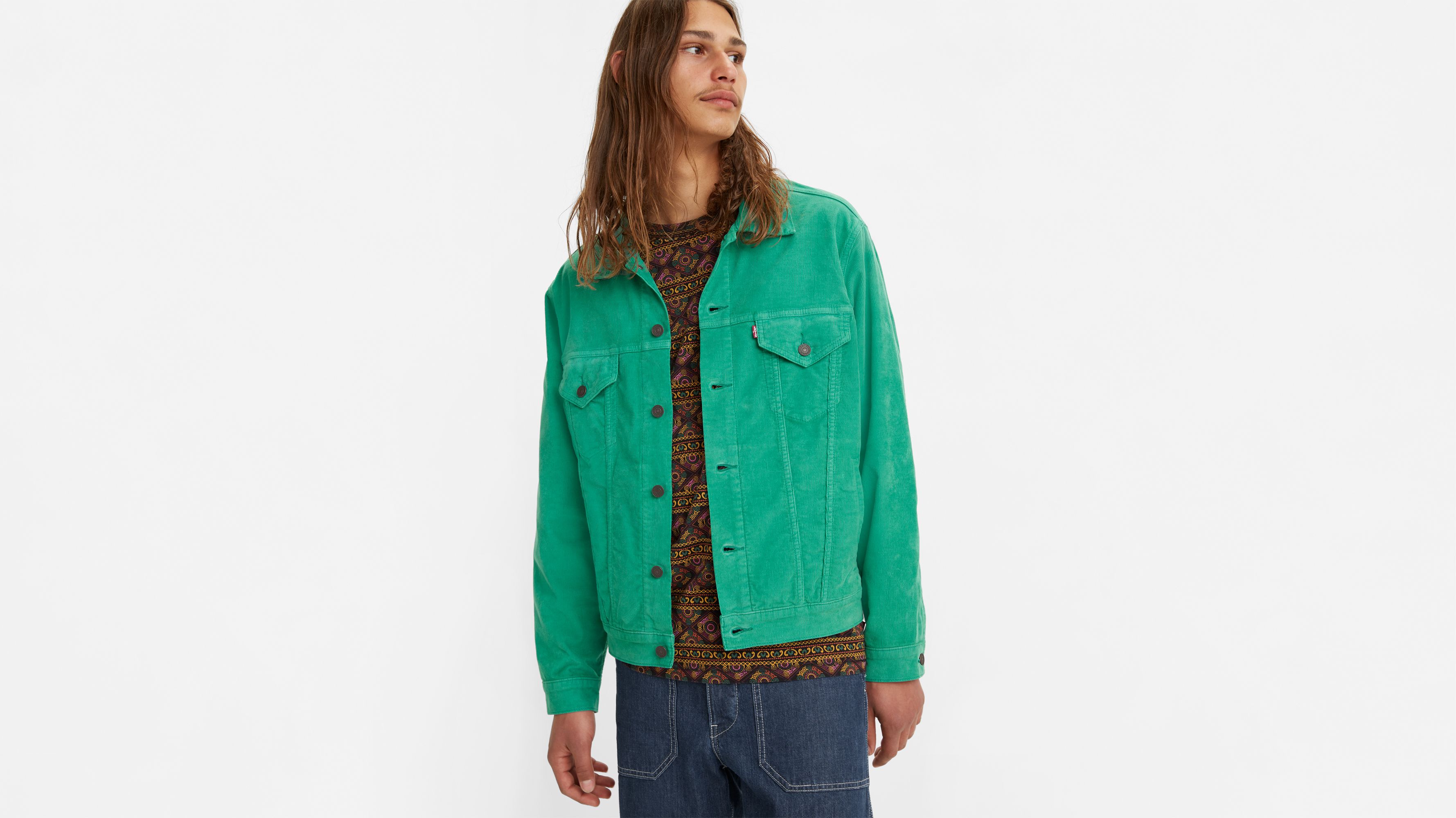 Vintage Fit Corduroy Trucker Jacket