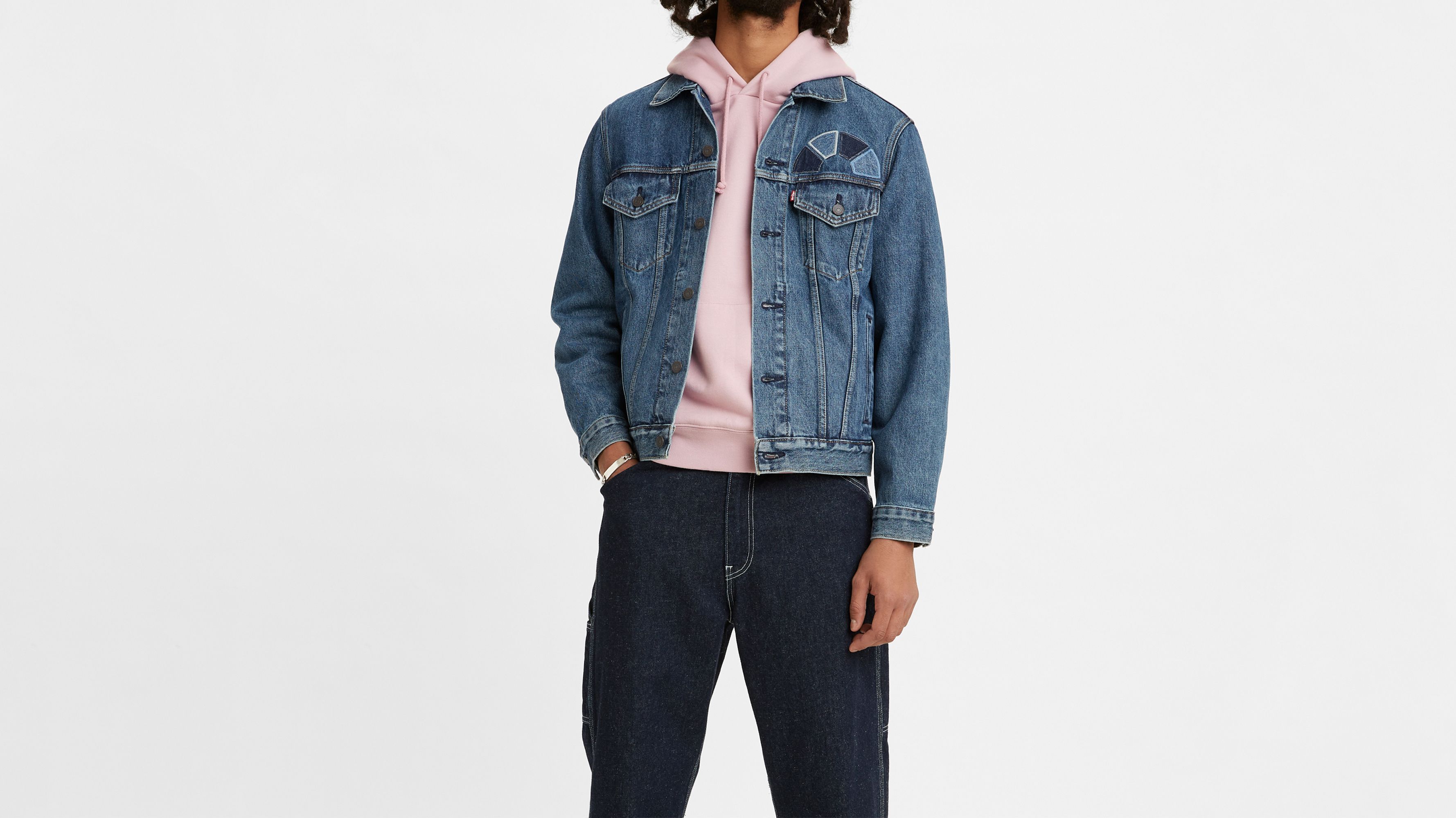 期間限定A LEATHER【NEW】TRUCKER JACKET 50 ovy New Hybrid Original Trucker Jacket - Black | Levi's® US