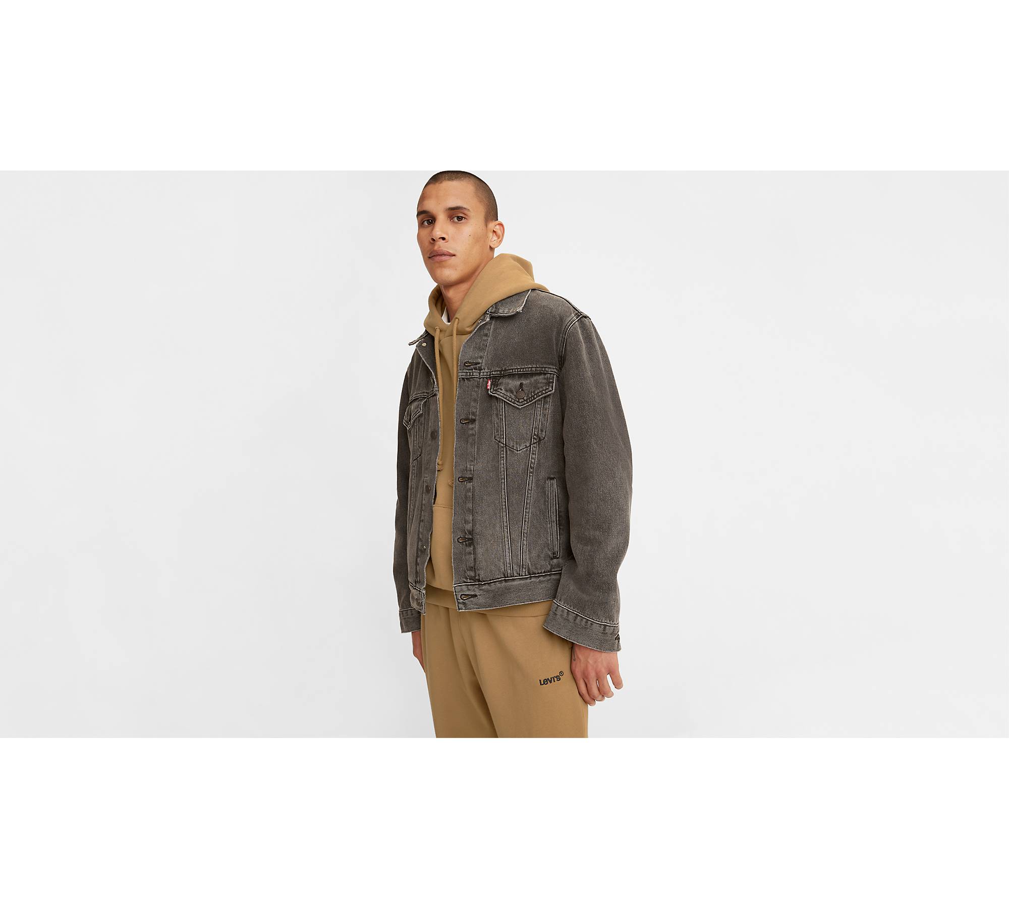 Vintage Relaxed Fit Trucker Jacket - Black | Levi's® CA