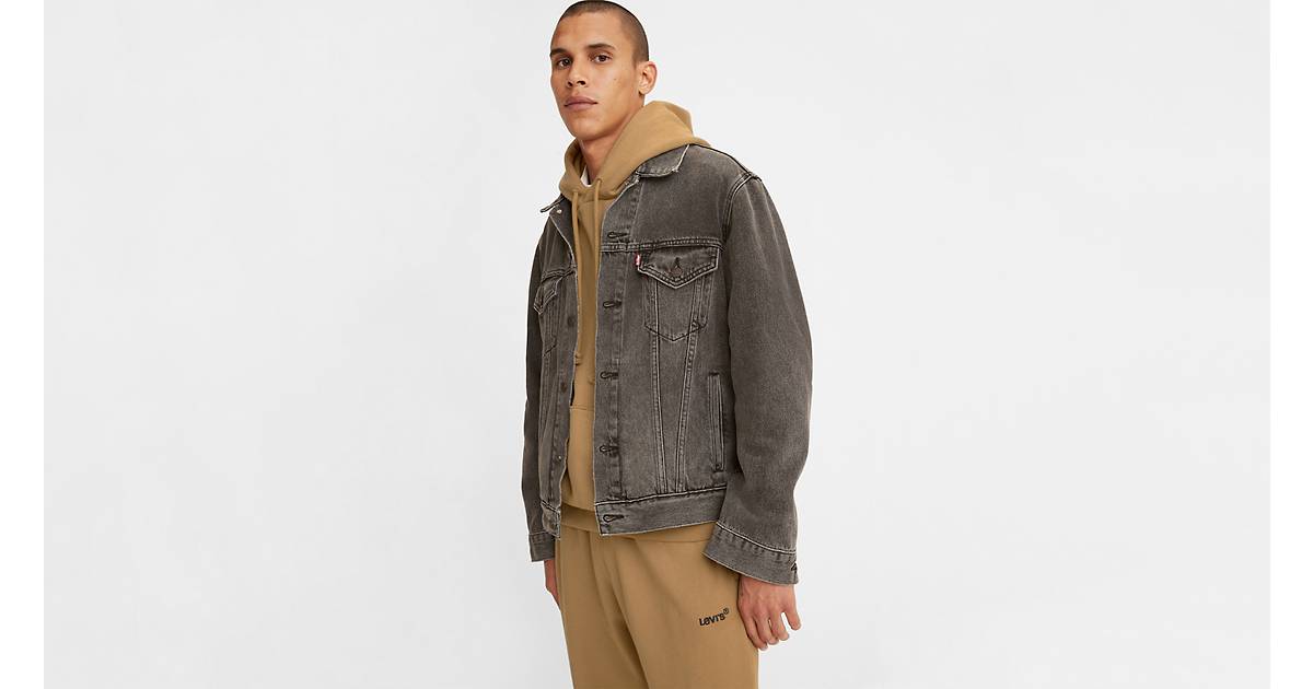 Vintage Relaxed Fit Trucker Jacket - Black | Levi's® CA