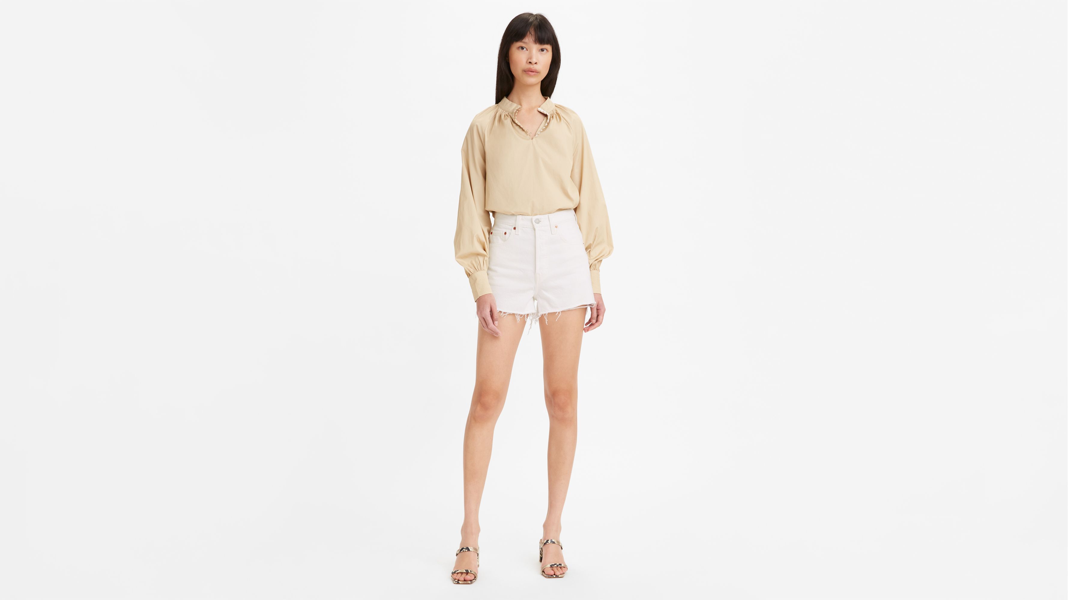 levi's wellthread ribcage shorts