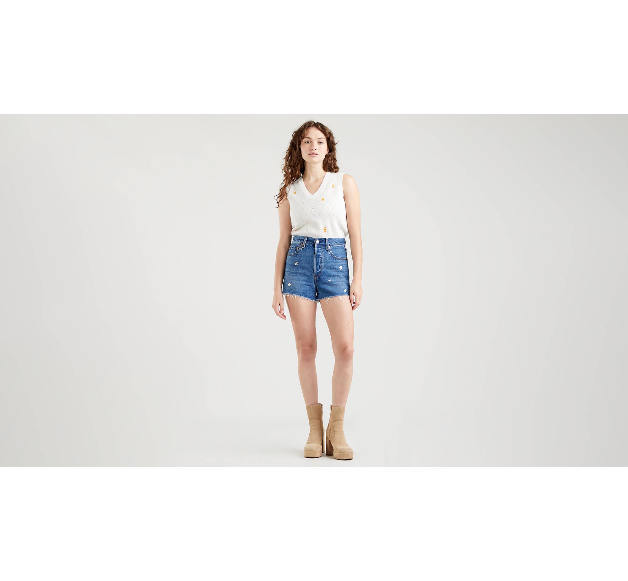 Ribcage Women's Shorts - Medium Wash | Levi's® US