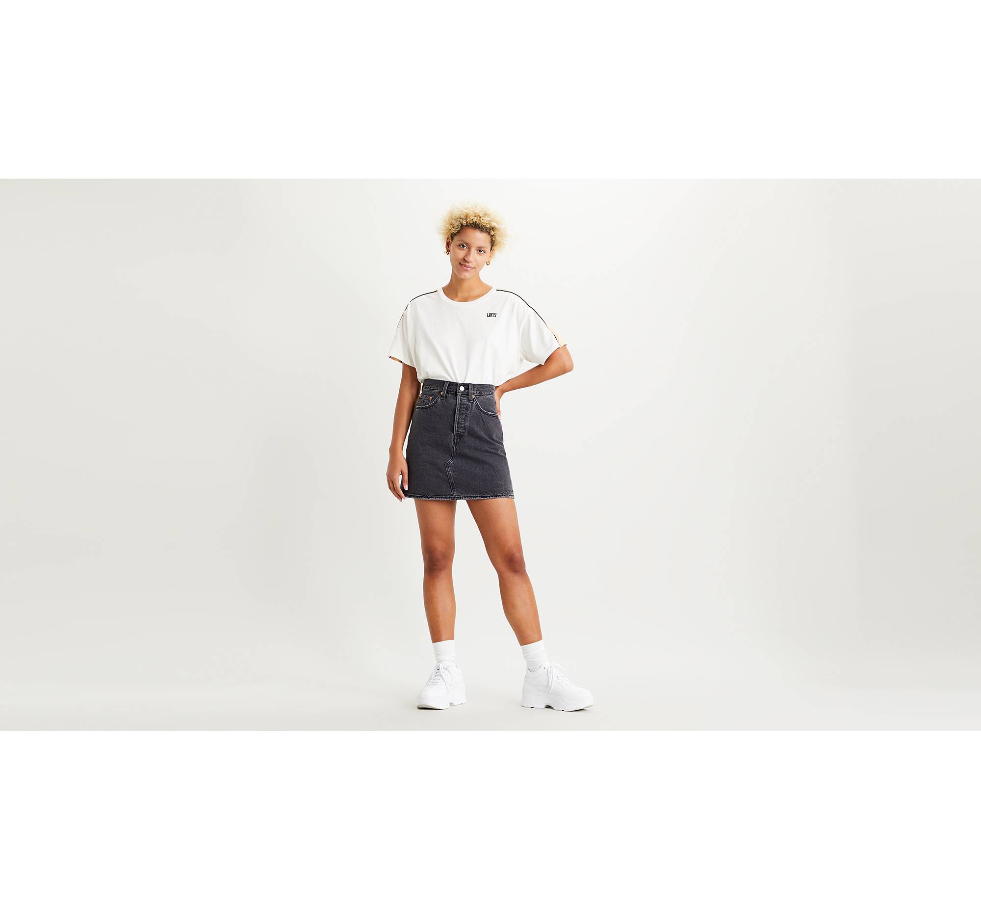 Waisted Denim Skirt With Button Fly - | Levi's® US